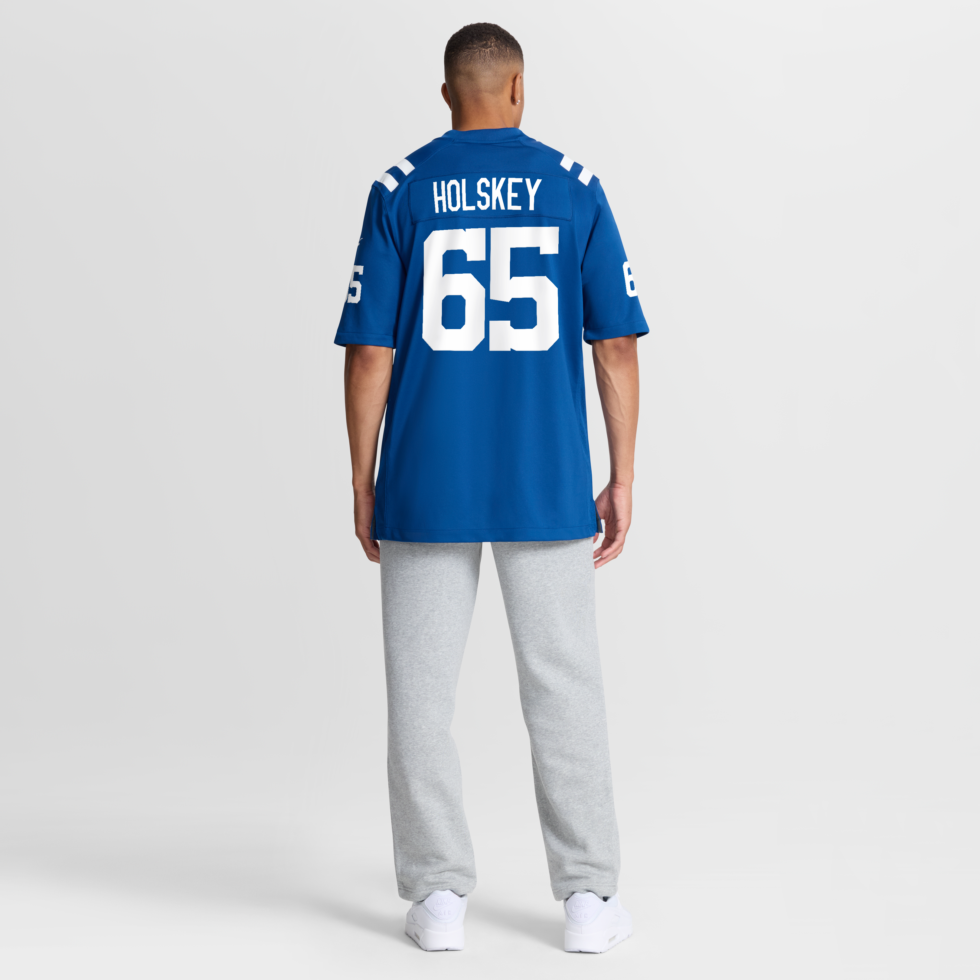 Men's Nike Reid Holskey Royal Indianapolis Colts Team Game Jersey