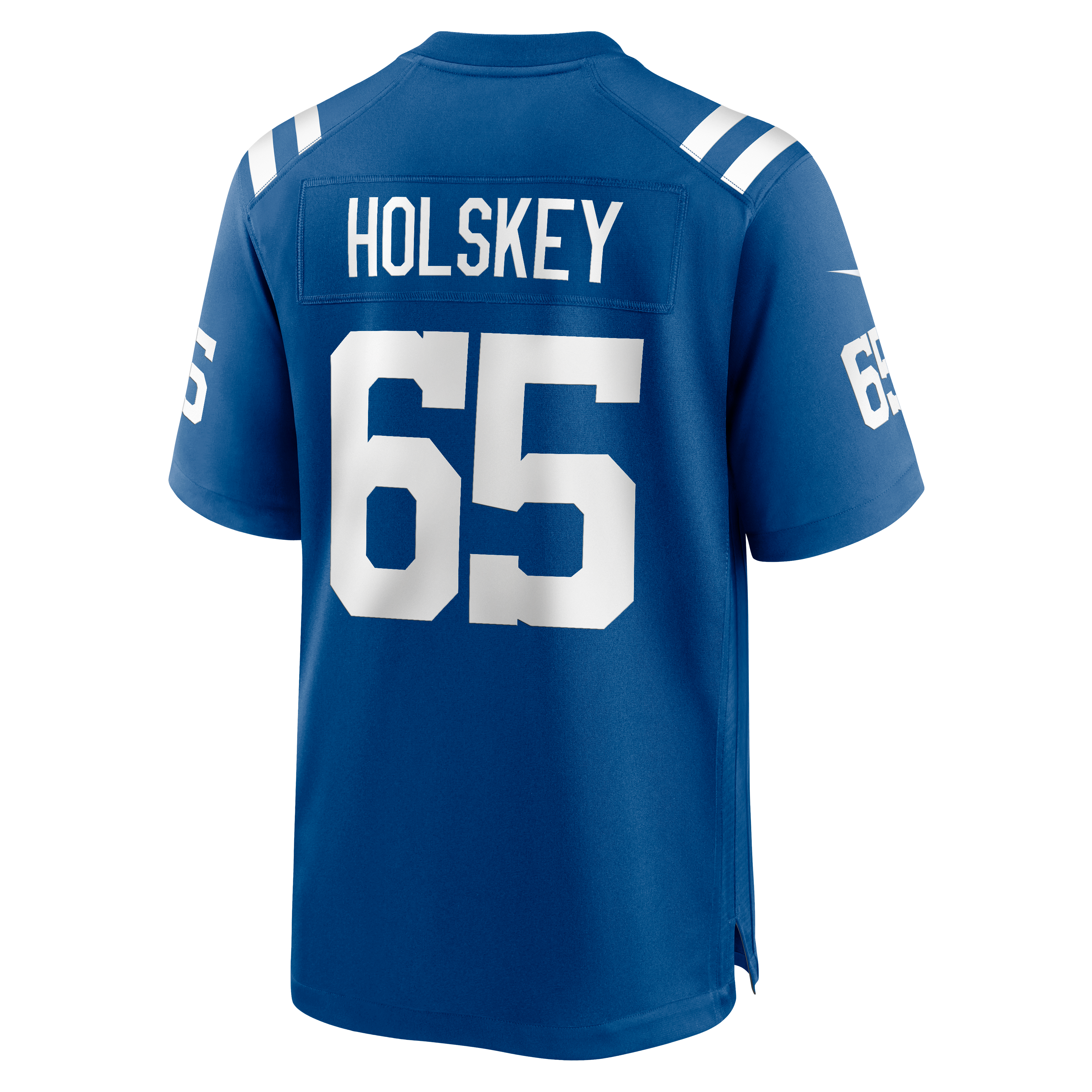 Men's Nike Reid Holskey Royal Indianapolis Colts Team Game Jersey