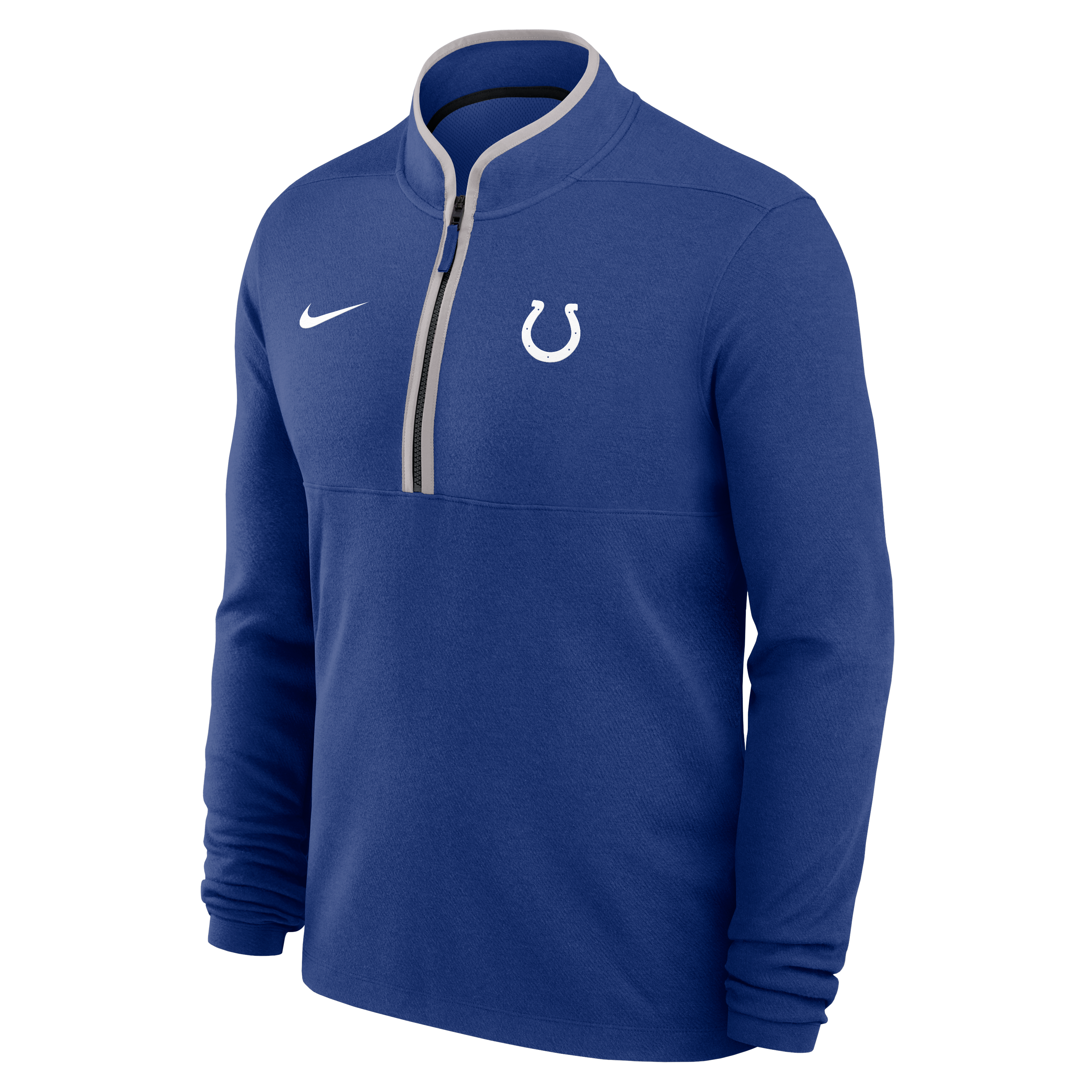 Pull-over Nike Royal Indianapolis Colts Dri-FIT Victory à demi-zip pour homme