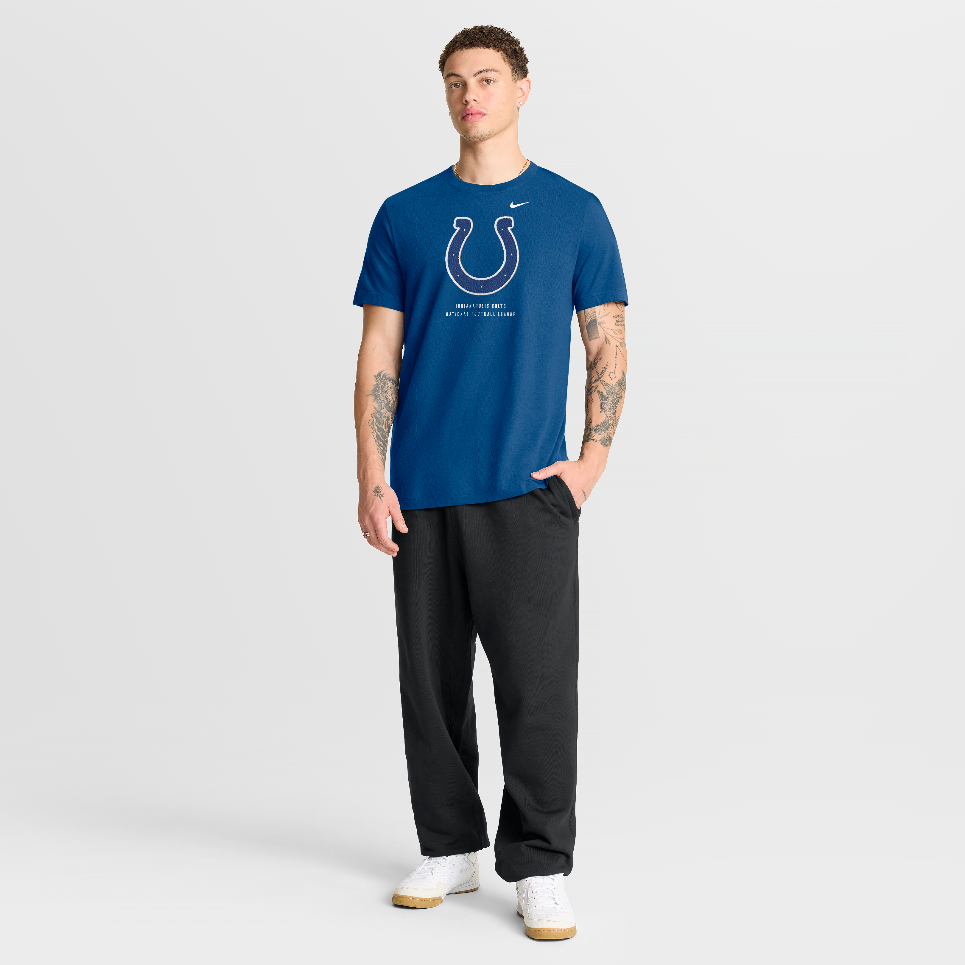 T-shirt Nike Royal Indianapolis Colts pour homme