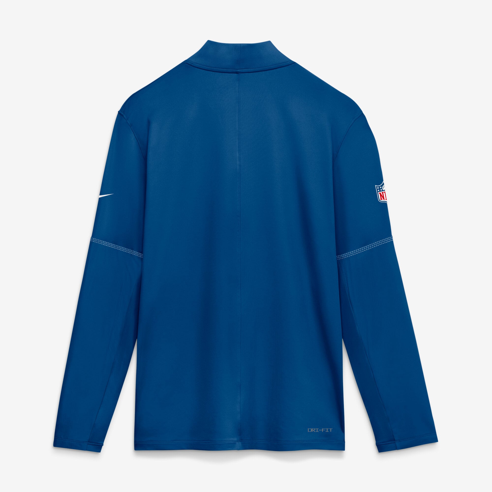 Men's Nike Royal Indianapolis Colts Sideline Logo Glory Midweight Dri-FIT Half-Zip Pullover