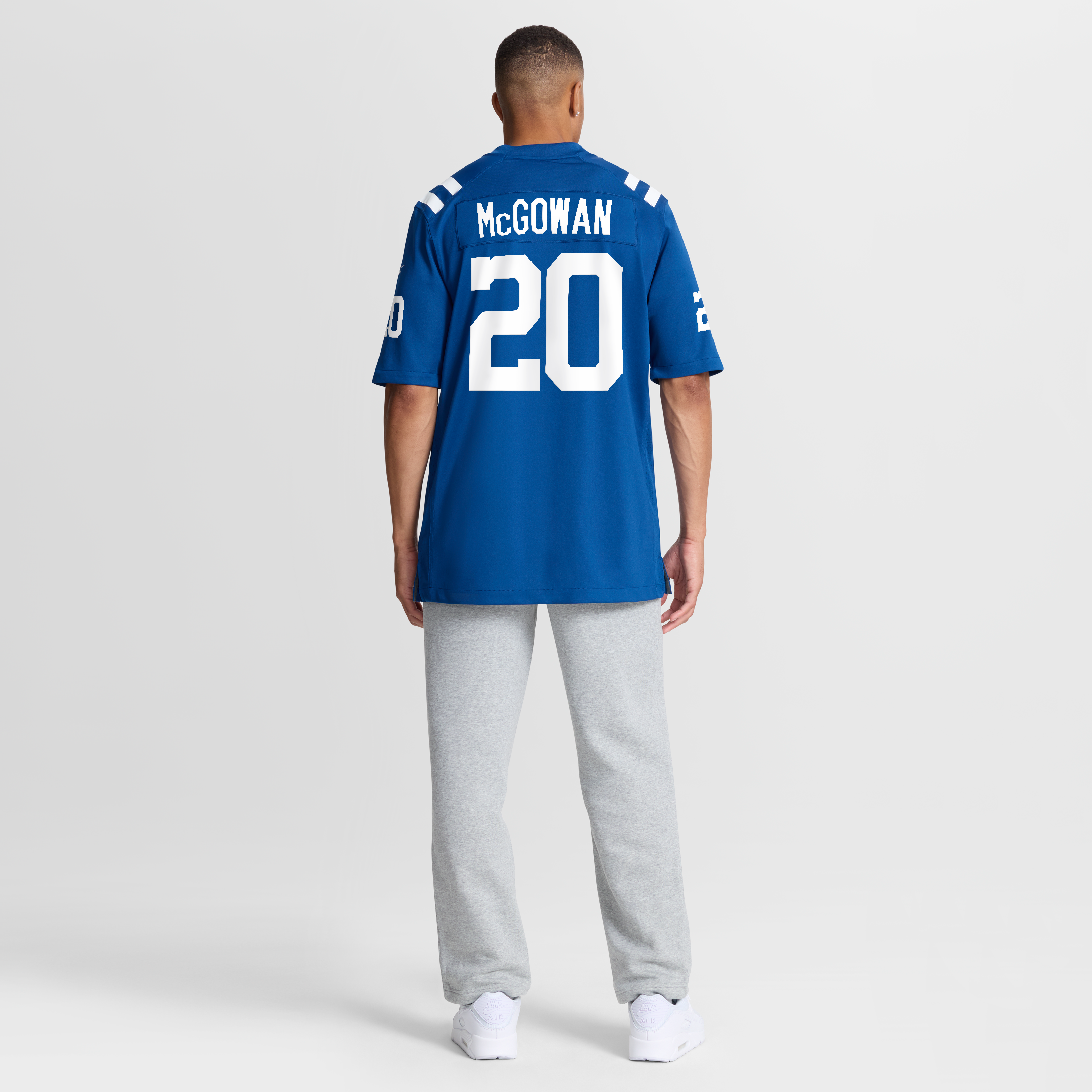 Maillot de match Nike Seth McGowan Royal Indianapolis Colts pour homme