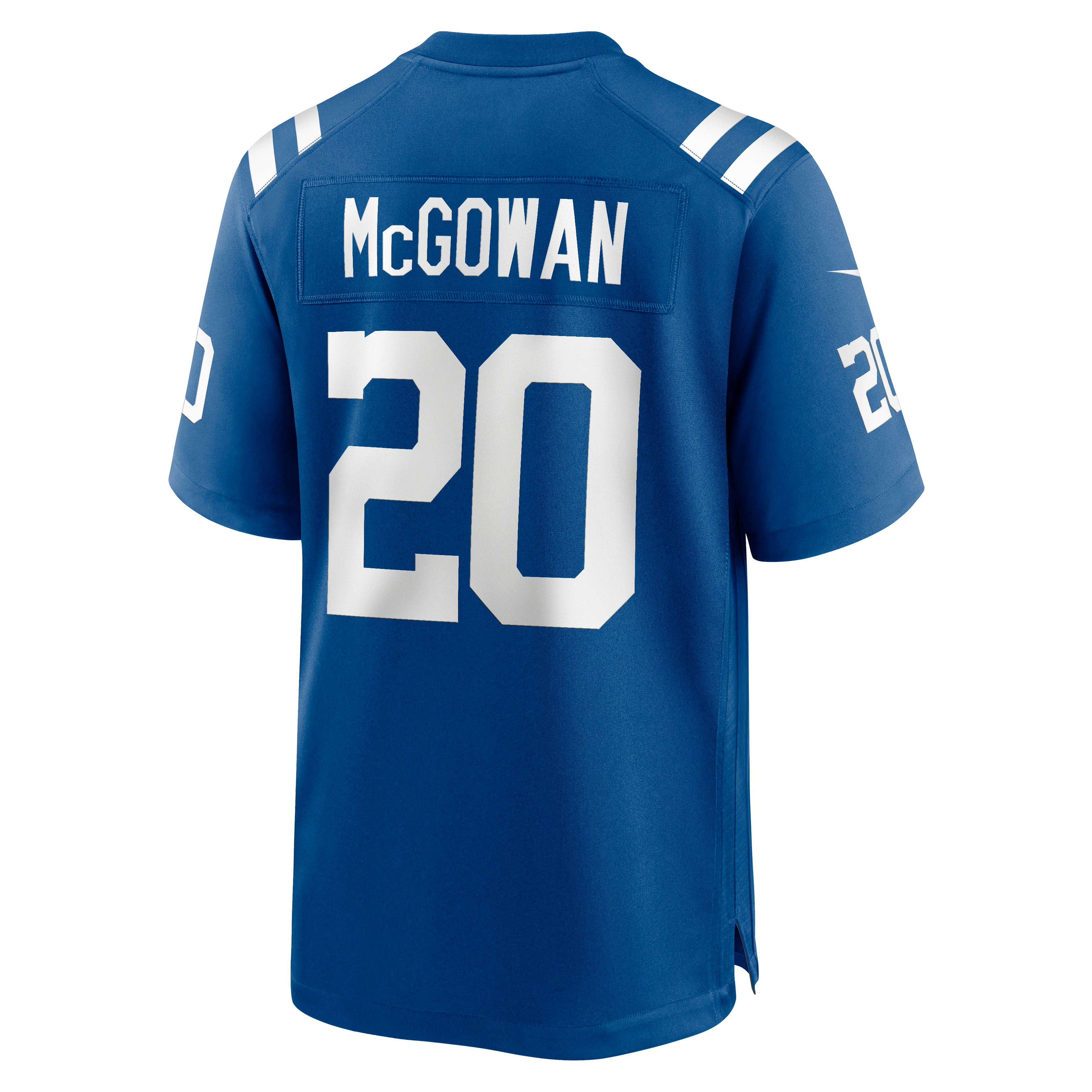 Maillot de match Nike Seth McGowan Royal Indianapolis Colts pour homme