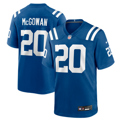 Seth McGowan Indianapolis Colts Nike Team Game Jersey - Royal