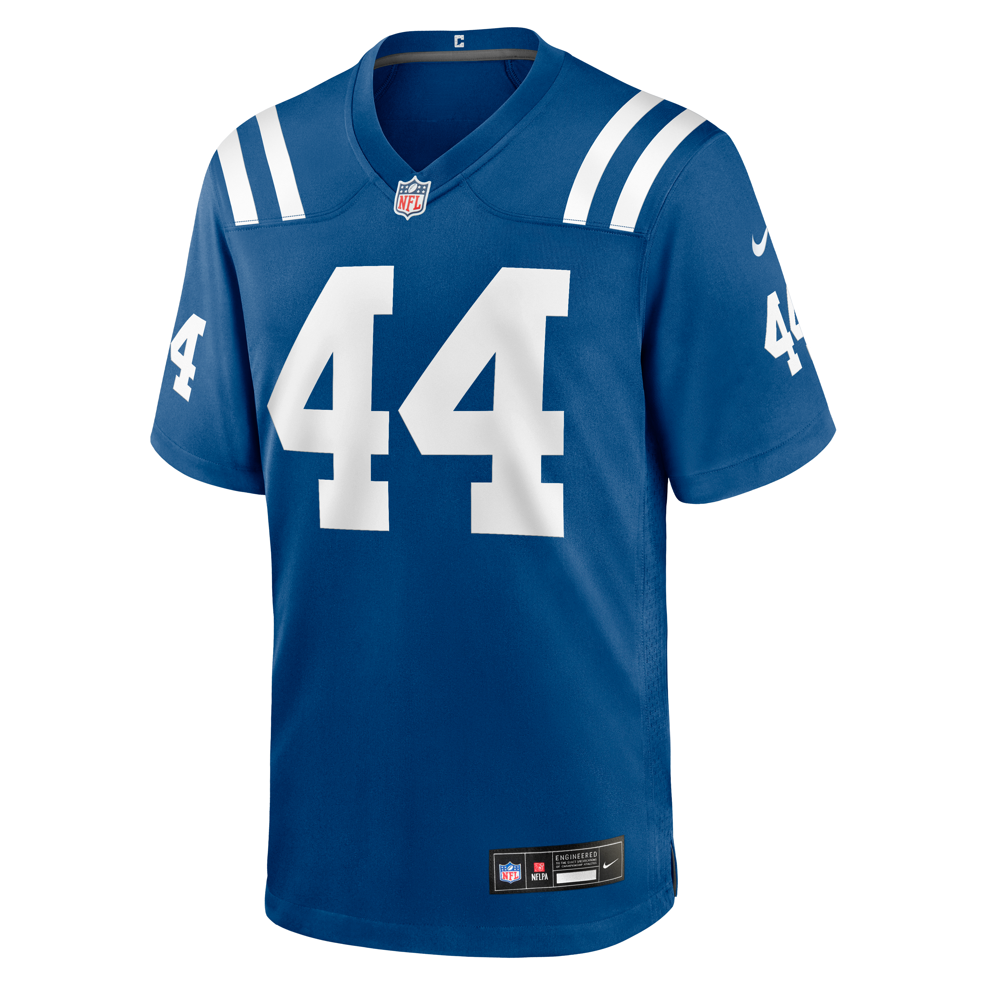 Maillot de match Nike Tahj Chambers Royal Indianapolis Colts pour homme