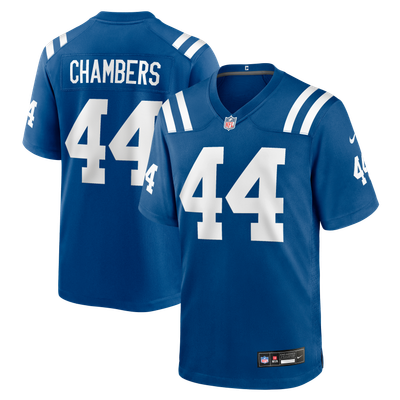 Tahj Chambers Indianapolis Colts Nike Team Game Jersey - Royal