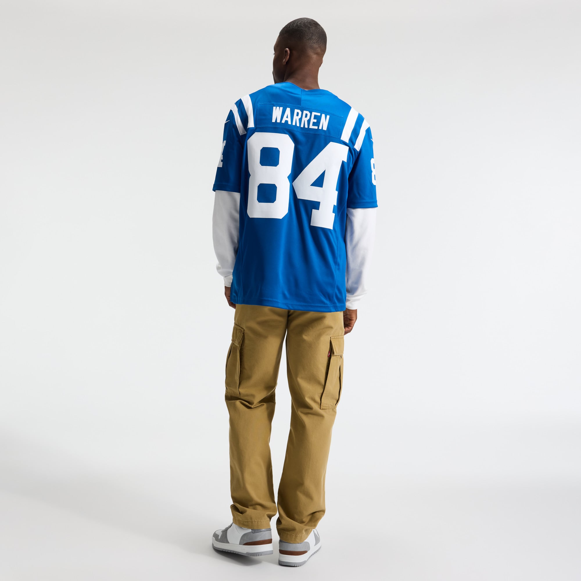 Maillot Nike Tyler Warren Royal Indianapolis Colts Team Vapor F.U.S.E. Stitched Limited pour homme