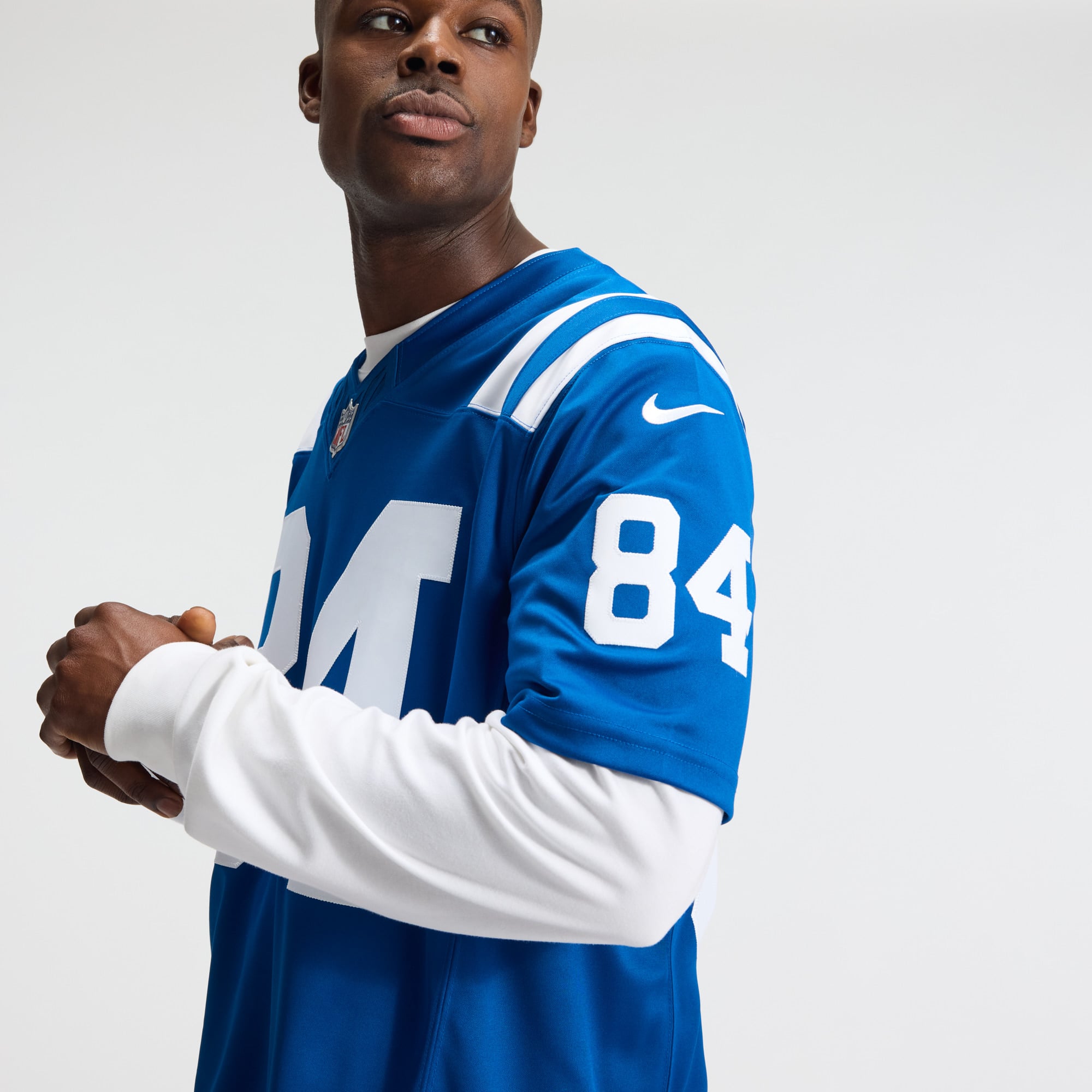 Maillot Nike Tyler Warren Royal Indianapolis Colts Team Vapor F.U.S.E. Stitched Limited pour homme