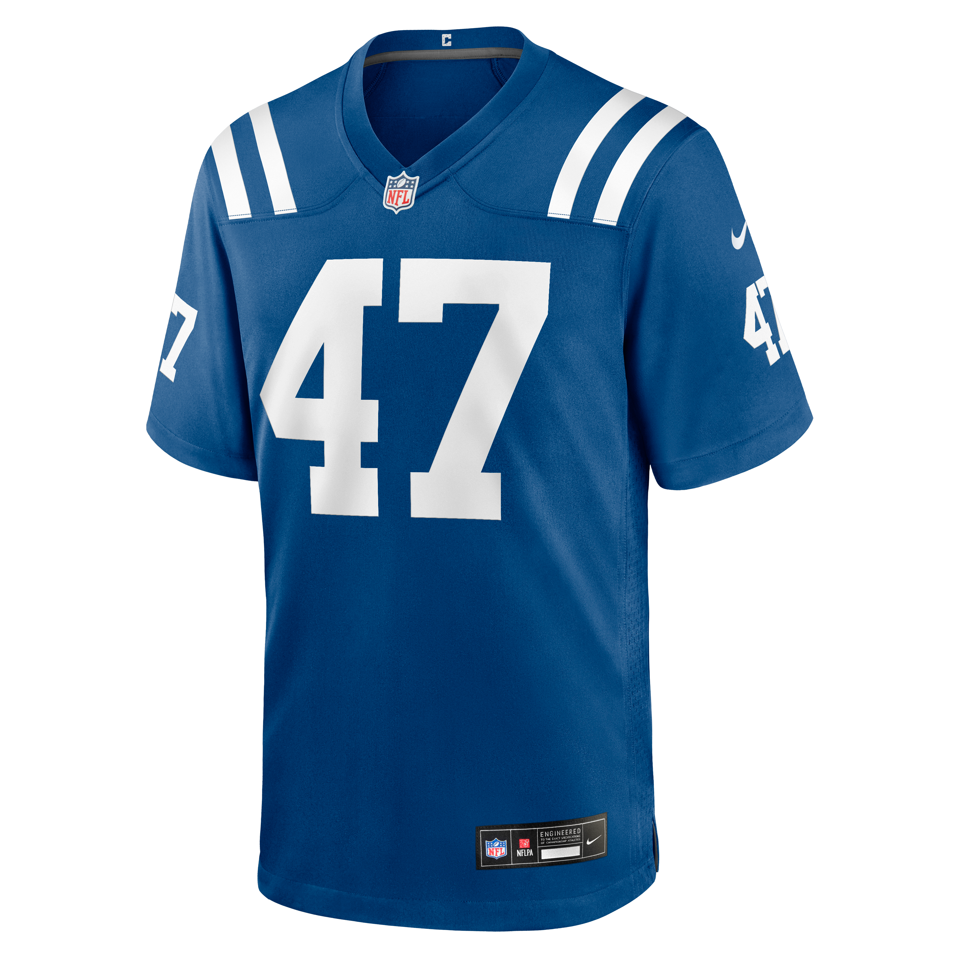 Men's Nike West Weeks Royal Indianapolis Colts Team Game Jersey
