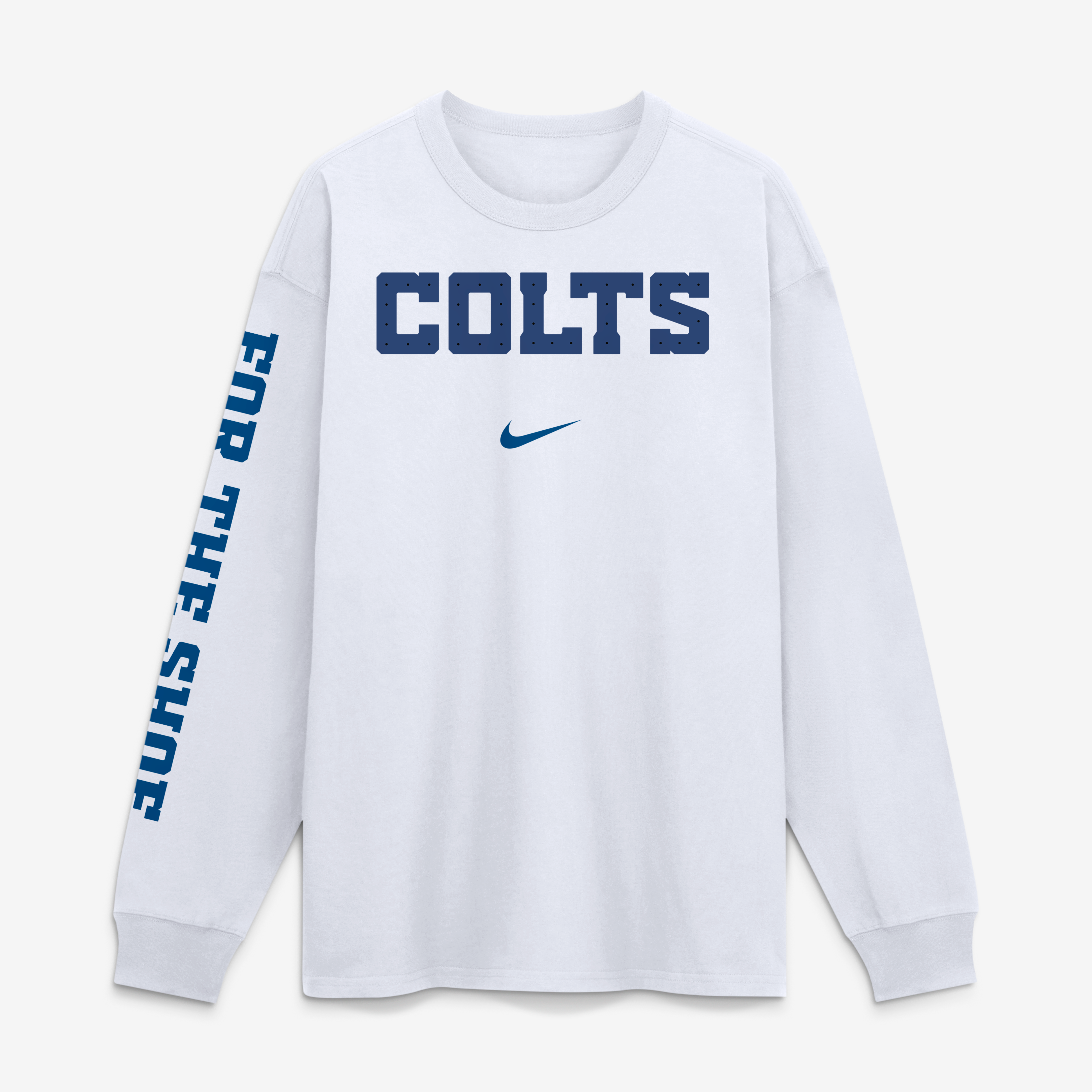T-shirt à manches longues Nike Max90 blanc Indianapolis Colts 2026 Rivalries Collection pour homme