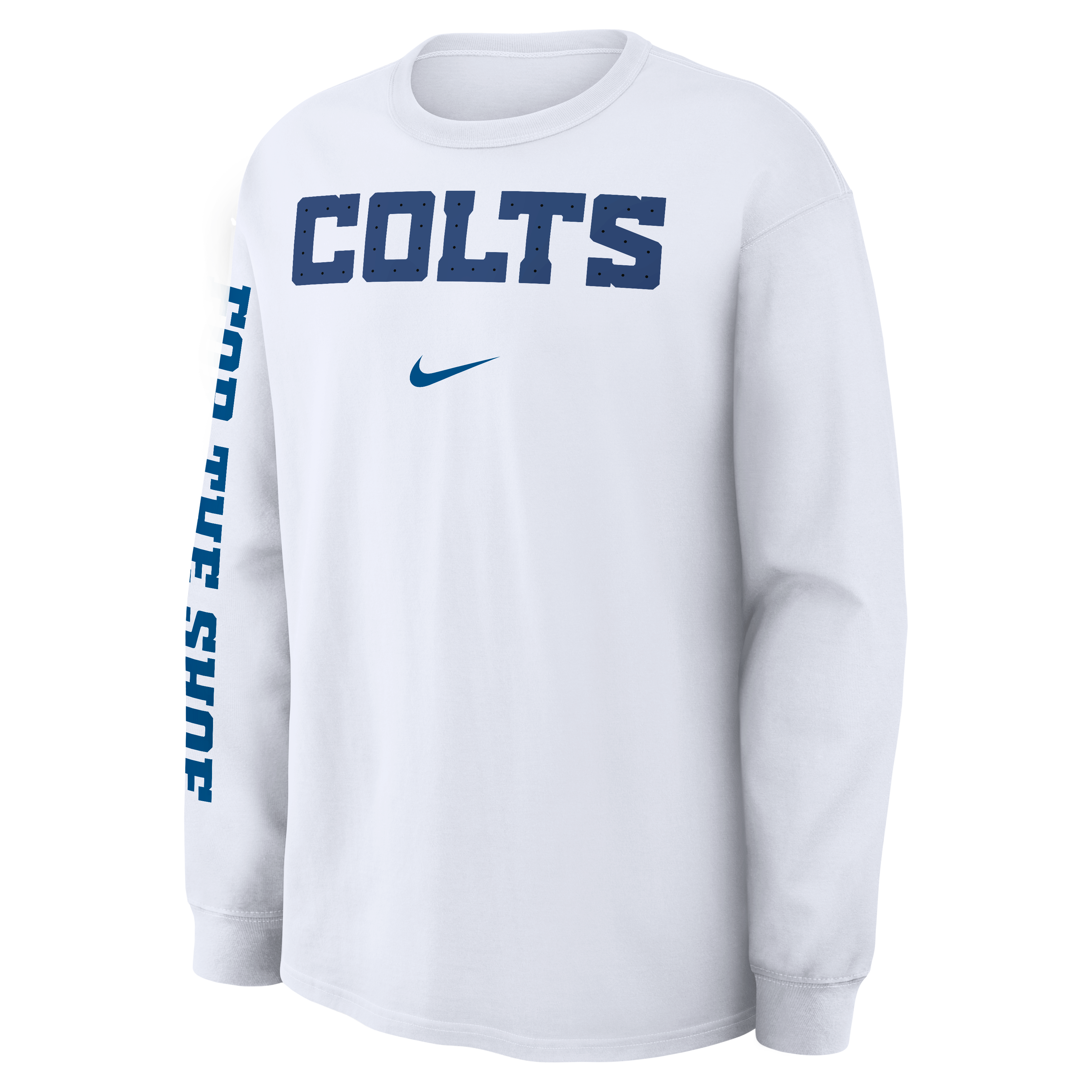 T-shirt à manches longues Nike Max90 blanc Indianapolis Colts 2026 Rivalries Collection pour homme