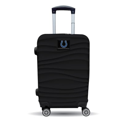 Indianapolis Colts MOJO Black Color Blitz Carry-On Hardcase Spinner Luggage
