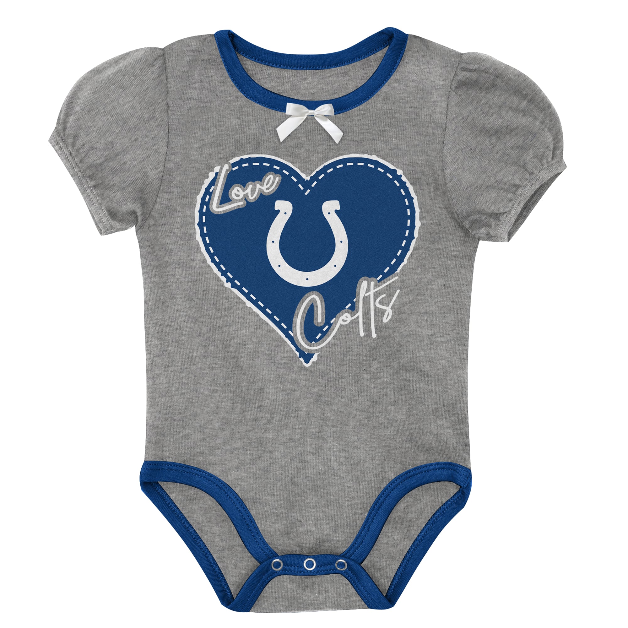 Ensemble body deux pièces Outerstuff bleu royal/gris Indianapolis Colts Star Power pour nouveau-né et nourrisson