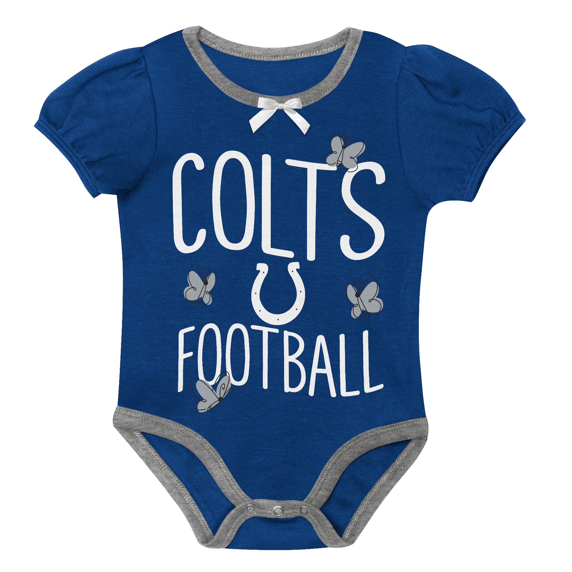 Ensemble body deux pièces Outerstuff bleu royal/gris Indianapolis Colts Star Power pour nouveau-né et nourrisson