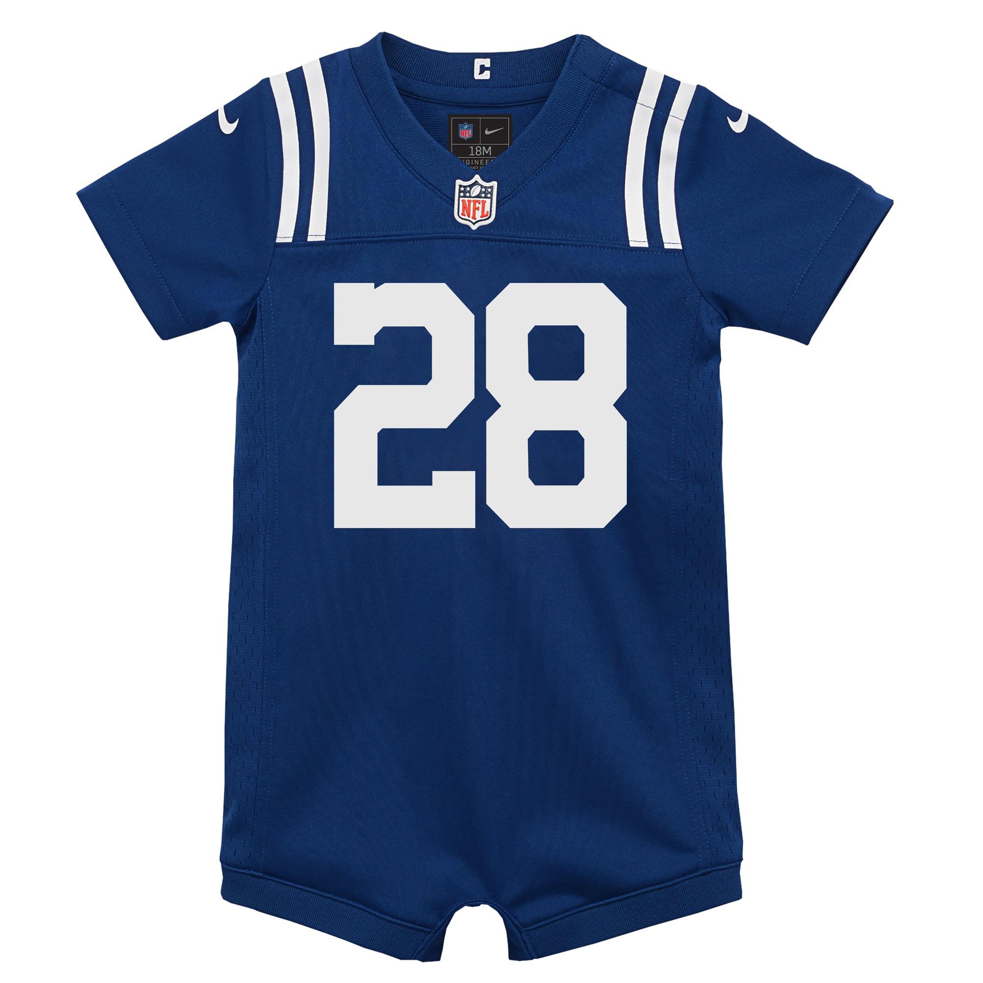 Newborn Nike Jonathan Taylor Royal Indianapolis Colts Romper Game Jersey