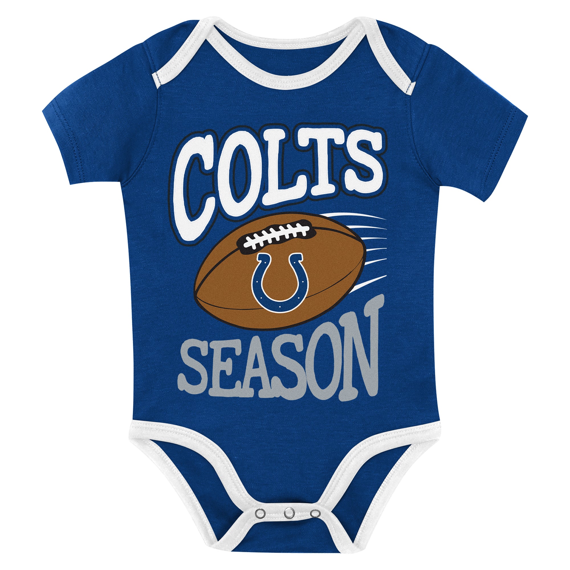 Newborn Outerstuff Indianapolis Colts First Round Pick Three-Piece Bodysuit Set