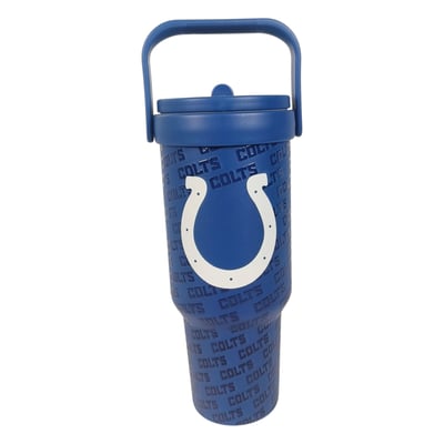 Indianapolis Colts Pegasus 40oz. 5-D Logo Wordmark Stainless Steel ProCarry Tumbler