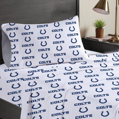 Indianapolis Colts Pegasus Three-Piece Twin Sheet Set