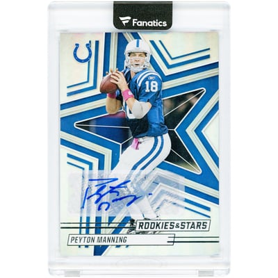 Peyton Manning Indianapolis Colts Autographed 2025 Panini Rookie & Stars #82 Card