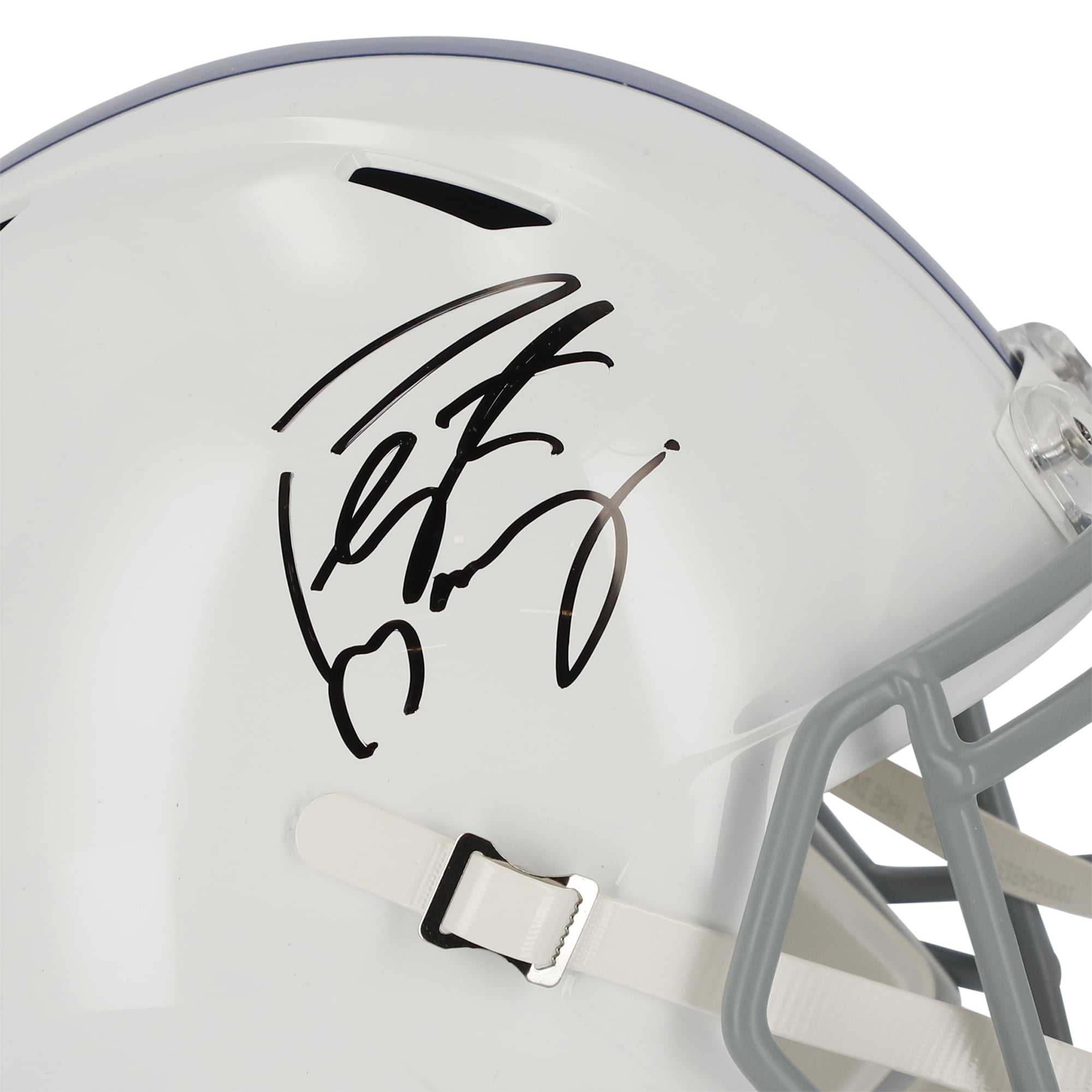 Casque réplique Riddell Speed ​​avec logo rétro de la saison 2021, autographié par Peyton Manning (Indianapolis Colts)