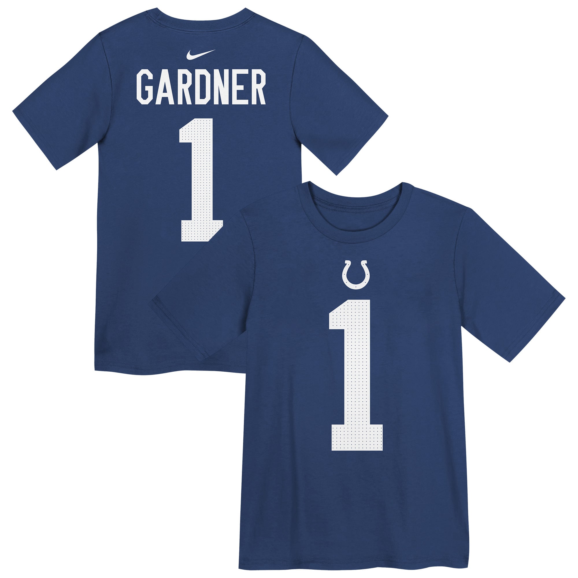 Preschool Nike Ahmad Sauce Gardner Royal Indianapolis Colts Player Name & Number T-Shirt