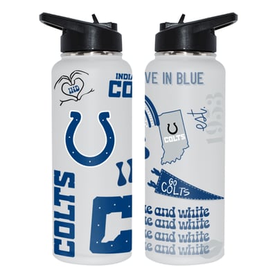 Indianapolis Colts The Memory Company 34oz. Loco Stainless Steel Quencher Bottle
