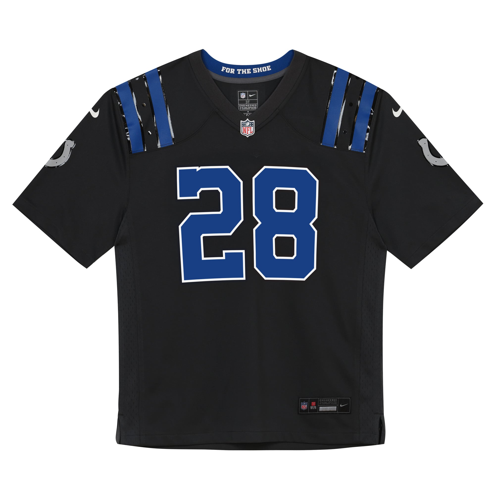 Toddler Nike Jonathan Taylor Anthracite Indianapolis Colts 2026 Rivalries Collection Game Jersey