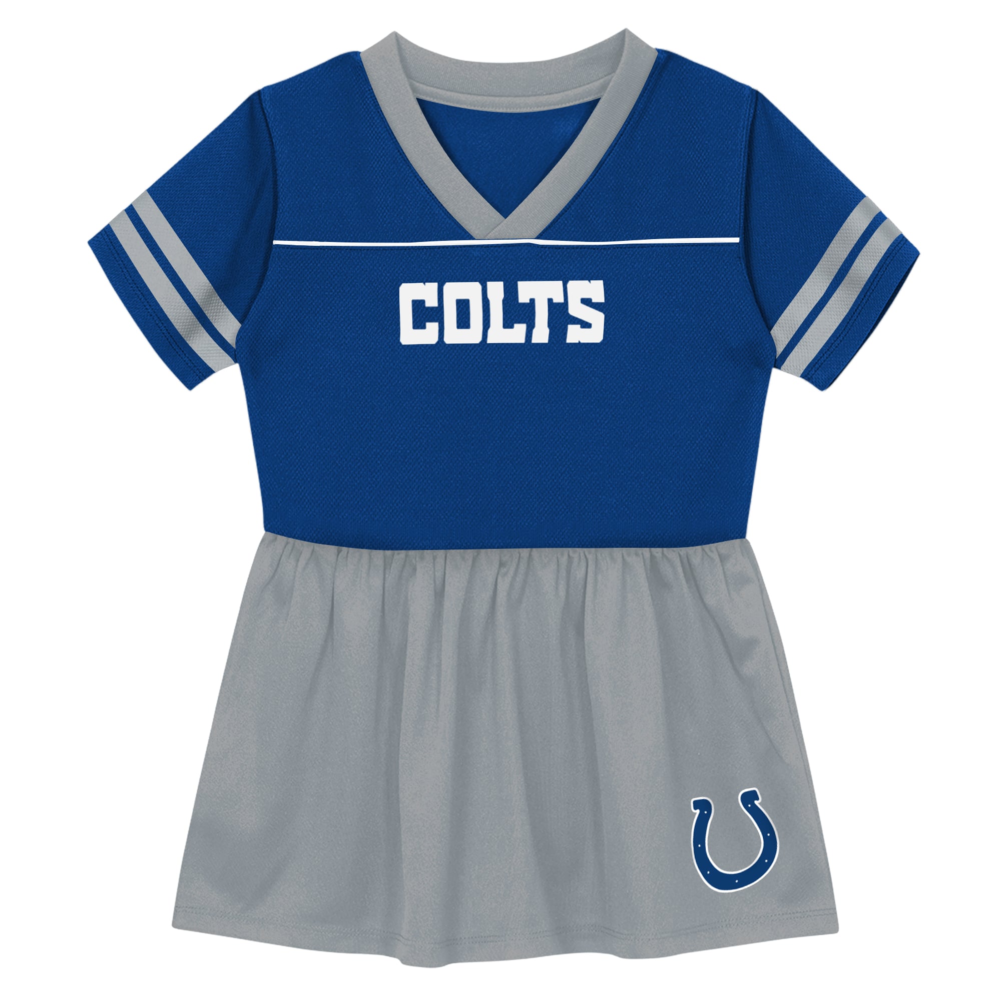 Toddler Outerstuff Royal Indianapolis Colts Stadium Lights V-Neck Fashion Football Jersey Dress