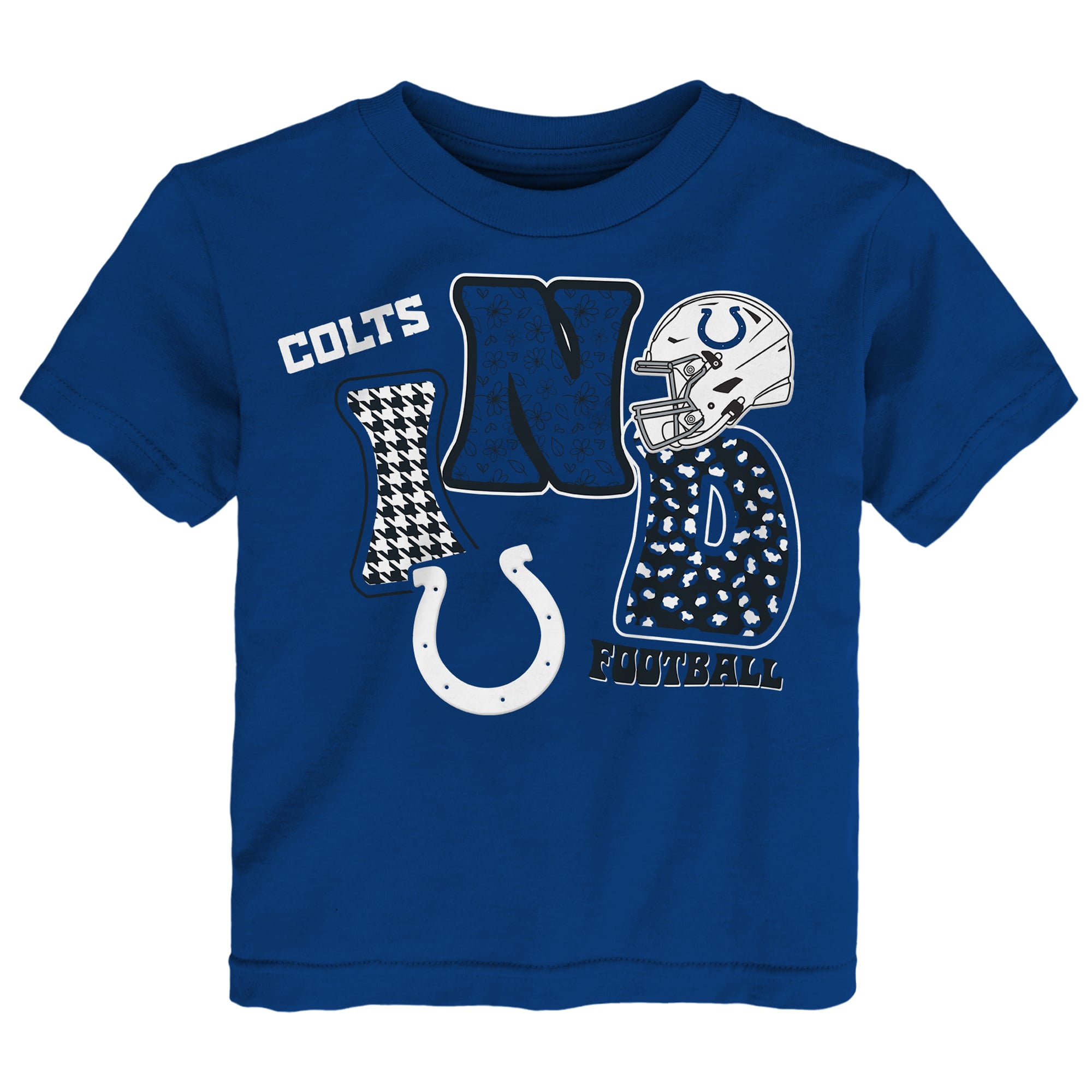T-shirt matelassé Outerstuff Royal Indianapolis Colts pour tout-petit