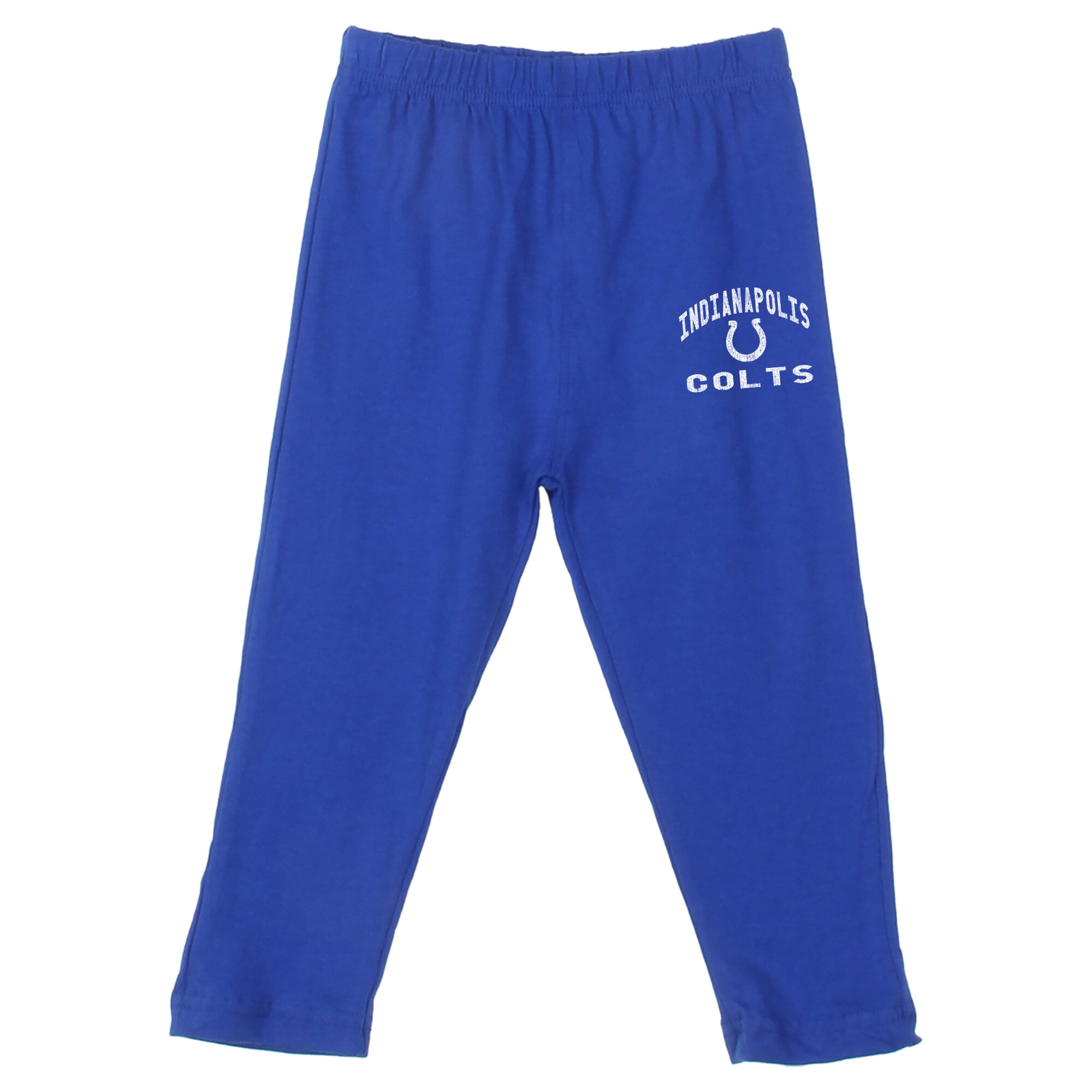 Ensemble pour tout-petit Wes & Willy Royal Indianapolis Colts à rayures : haut manches longues et pantalon capuche.