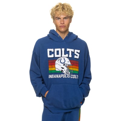 Indianapolis Colts Aviator Nation Unisex Relaxed Tri-Blend Hoodie - Royal