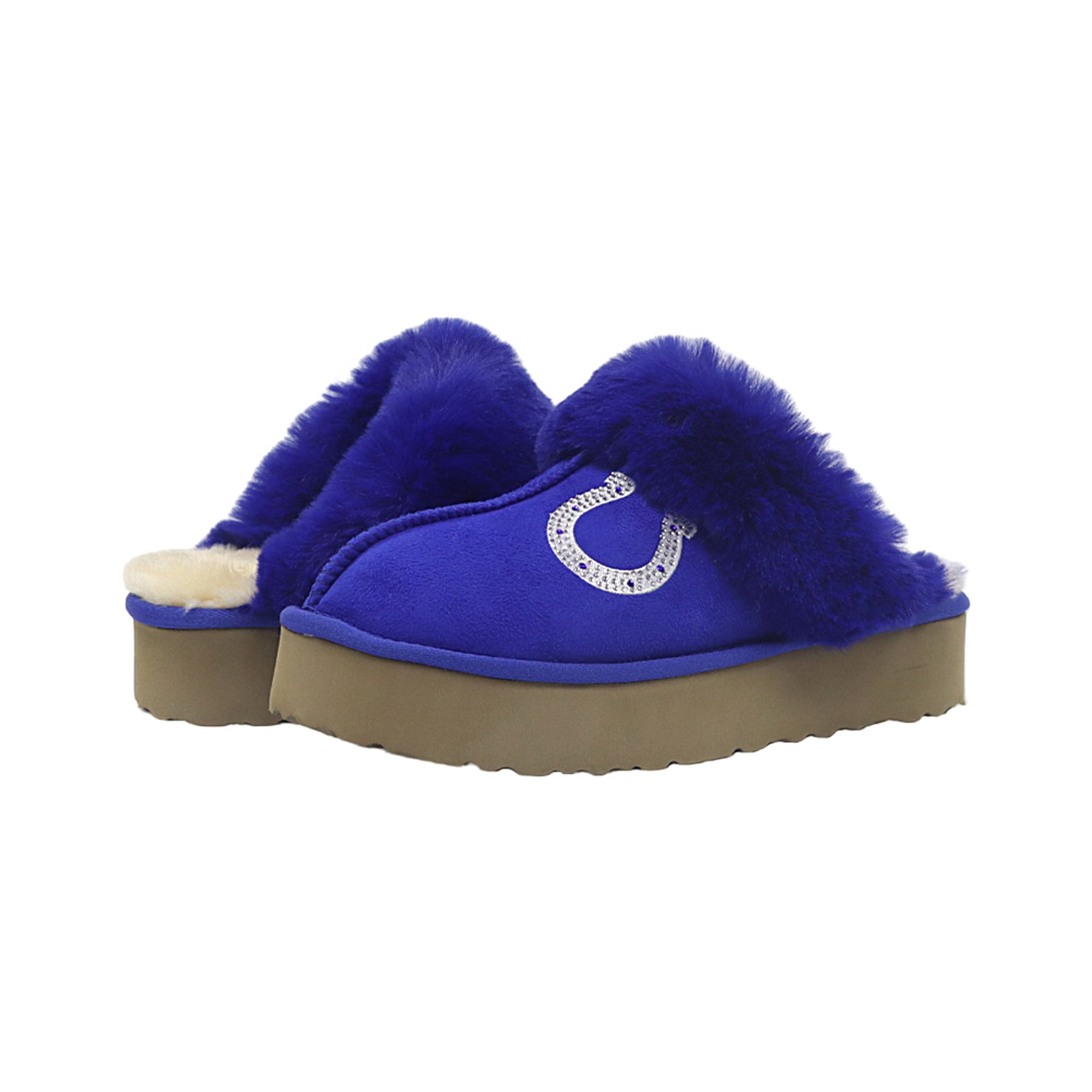 Bottines unisexes Cuce aux couleurs de l'équipe des Indianapolis Colts