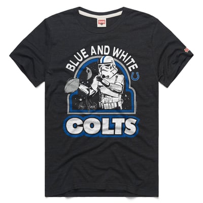 Indianapolis Colts Homage Unisex Star Wars x NFL T-Shirt - Charcoal
