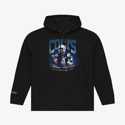 Adam Vinatieri Indianapolis Colts Mitchell & Ness Unisex Hall of Fame Collage Hoodie - Black