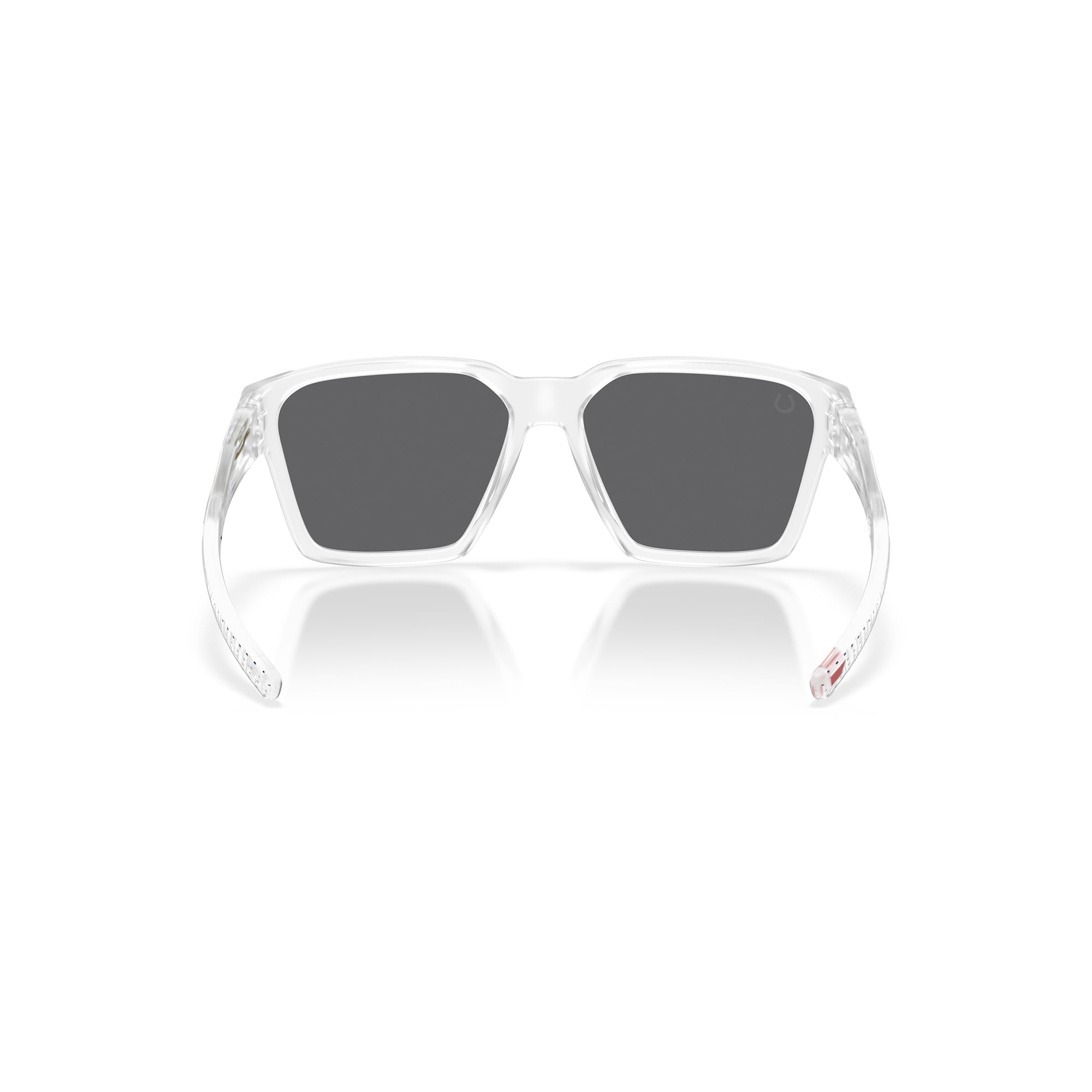 Unisex Oakley Indianapolis Colts Briza Matte Clear Sunglasses with Prizm Black Polarized Lenses