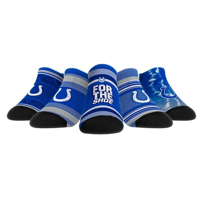  Indianapolis Colts Rock Em Unisex Super Fan Five-Pack Low-Cut Socks Set - 