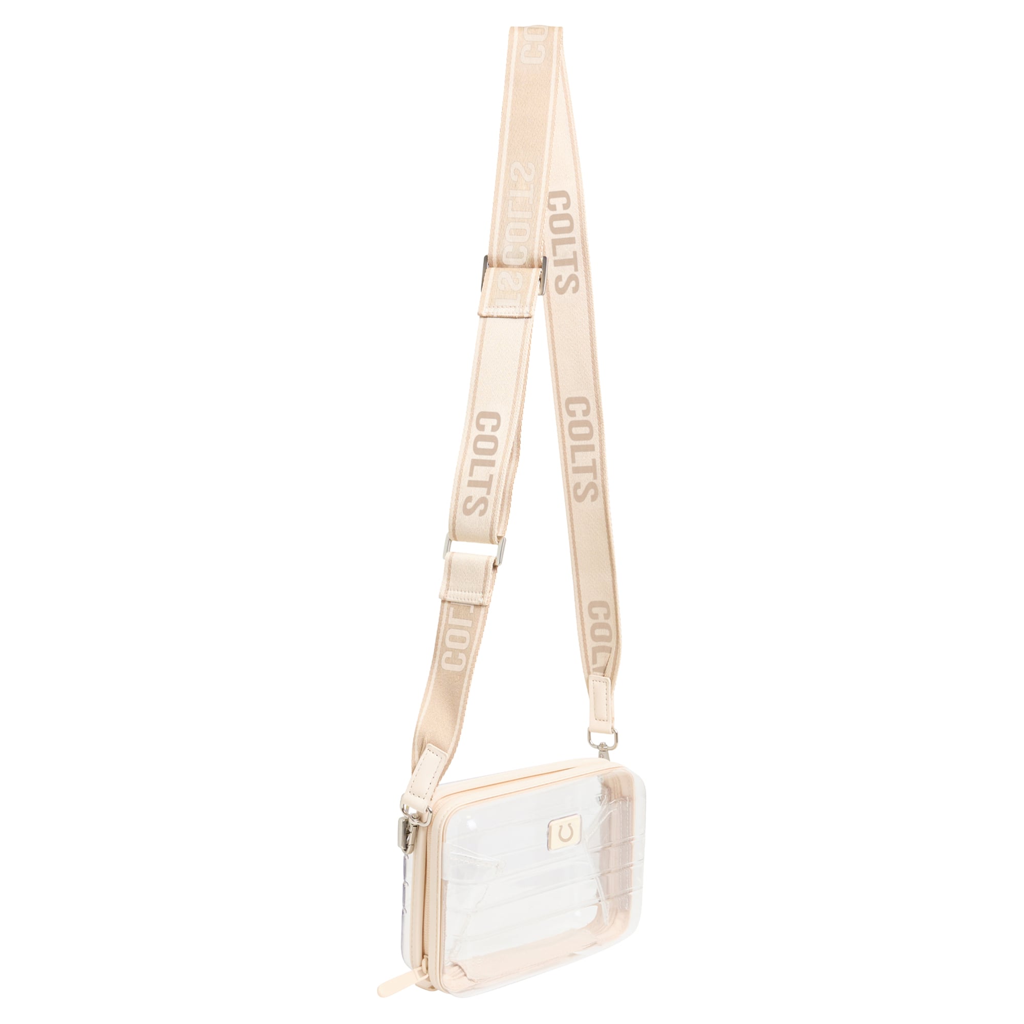 WEAR by Erin Andrews Indianapolis Colts Hard Case Clear Crossbody Bag