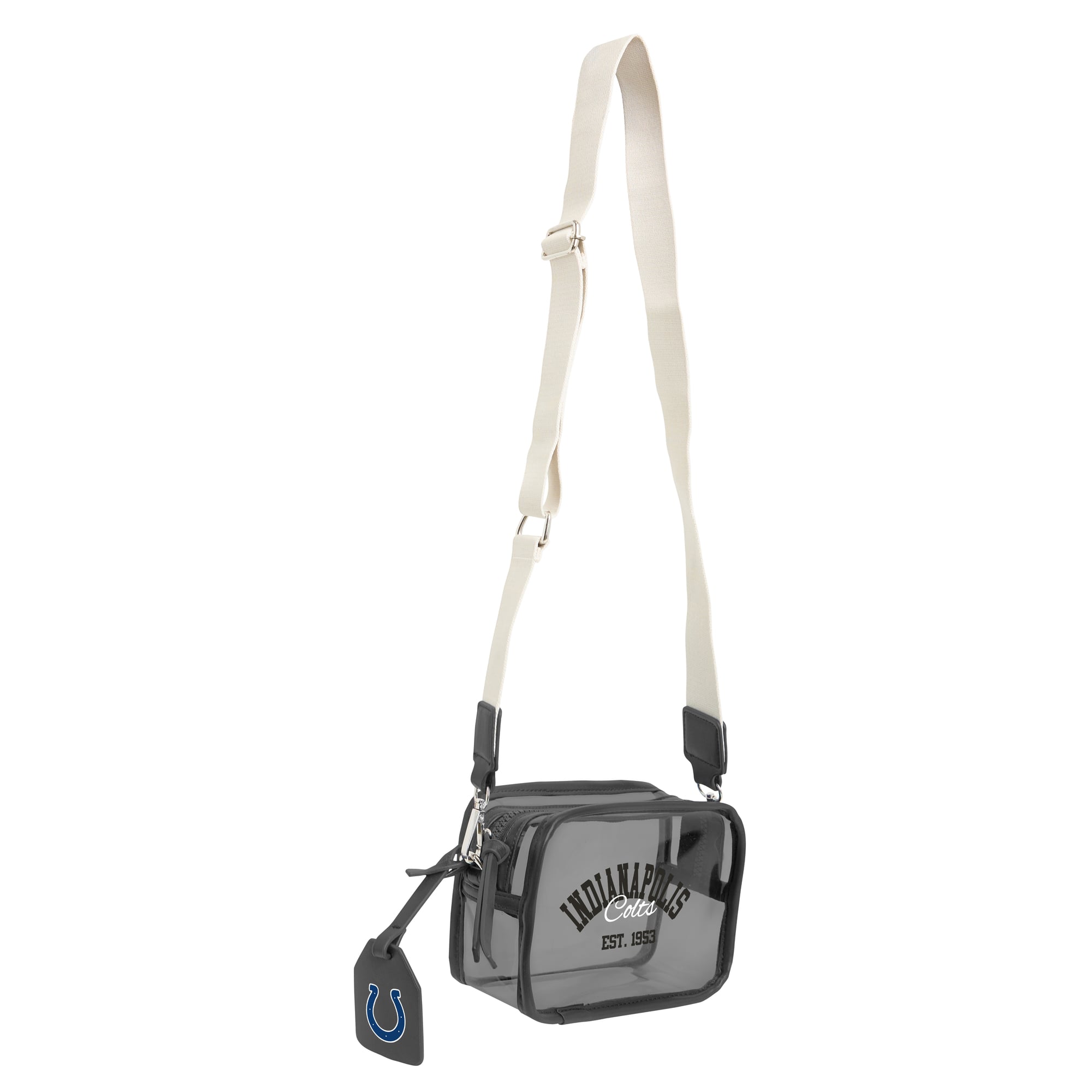 Sac bandoulière transparent WEAR by Erin Andrews Indianapolis Colts