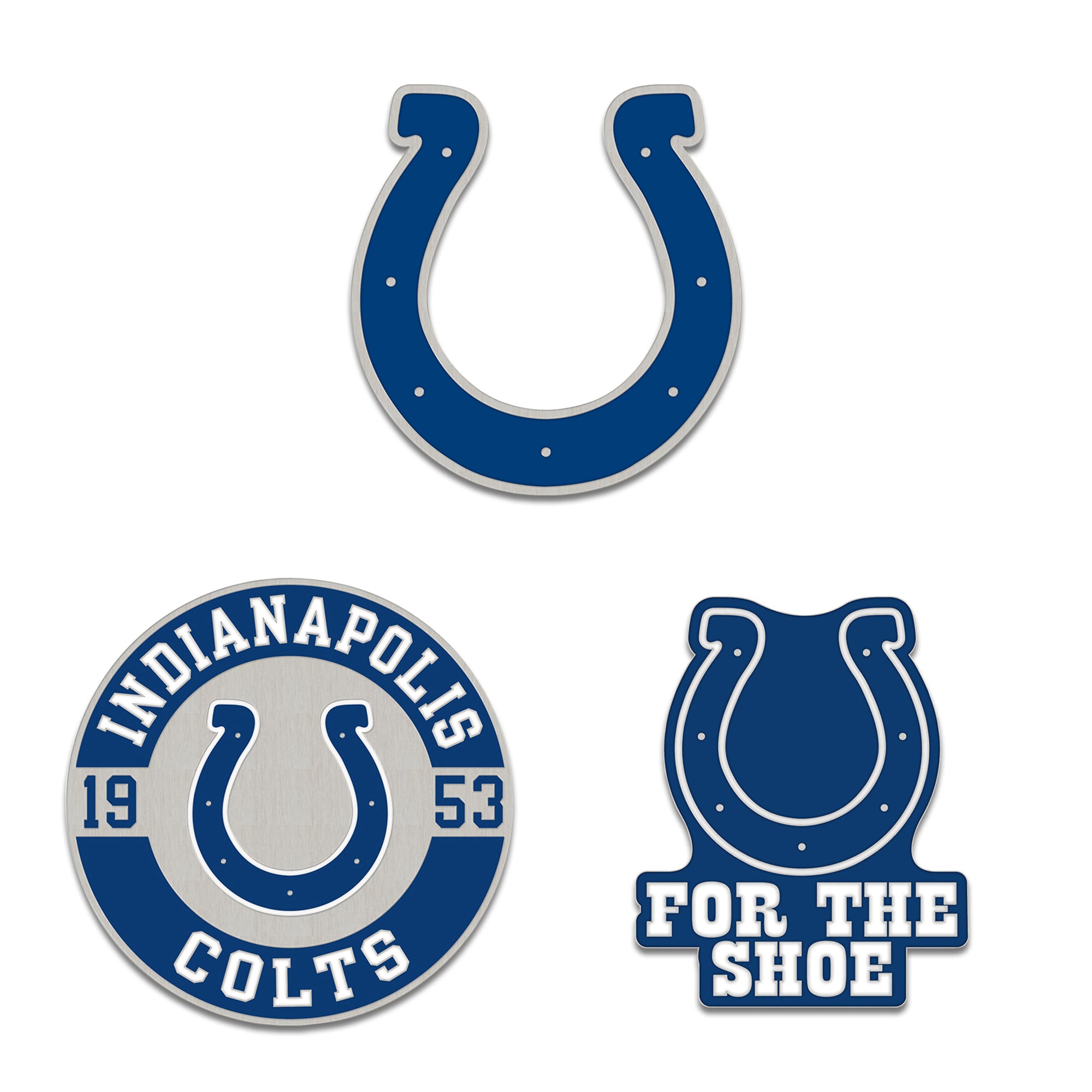 Ensemble de trois pin de collection WinCraft Indianapolis Colts