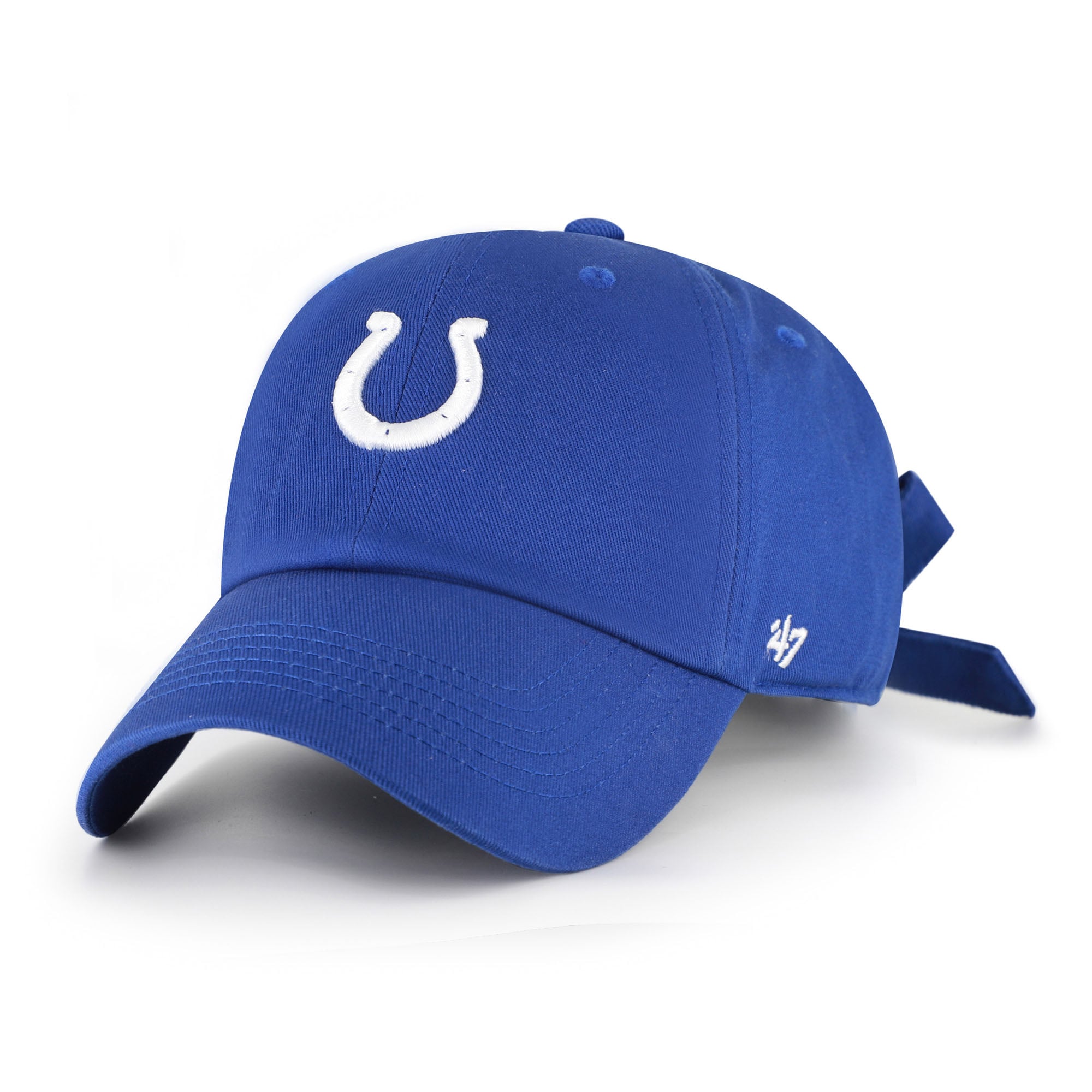 Women's '47 Royal Indianapolis Colts  Bow Back Clean Up Adjustable Hat
