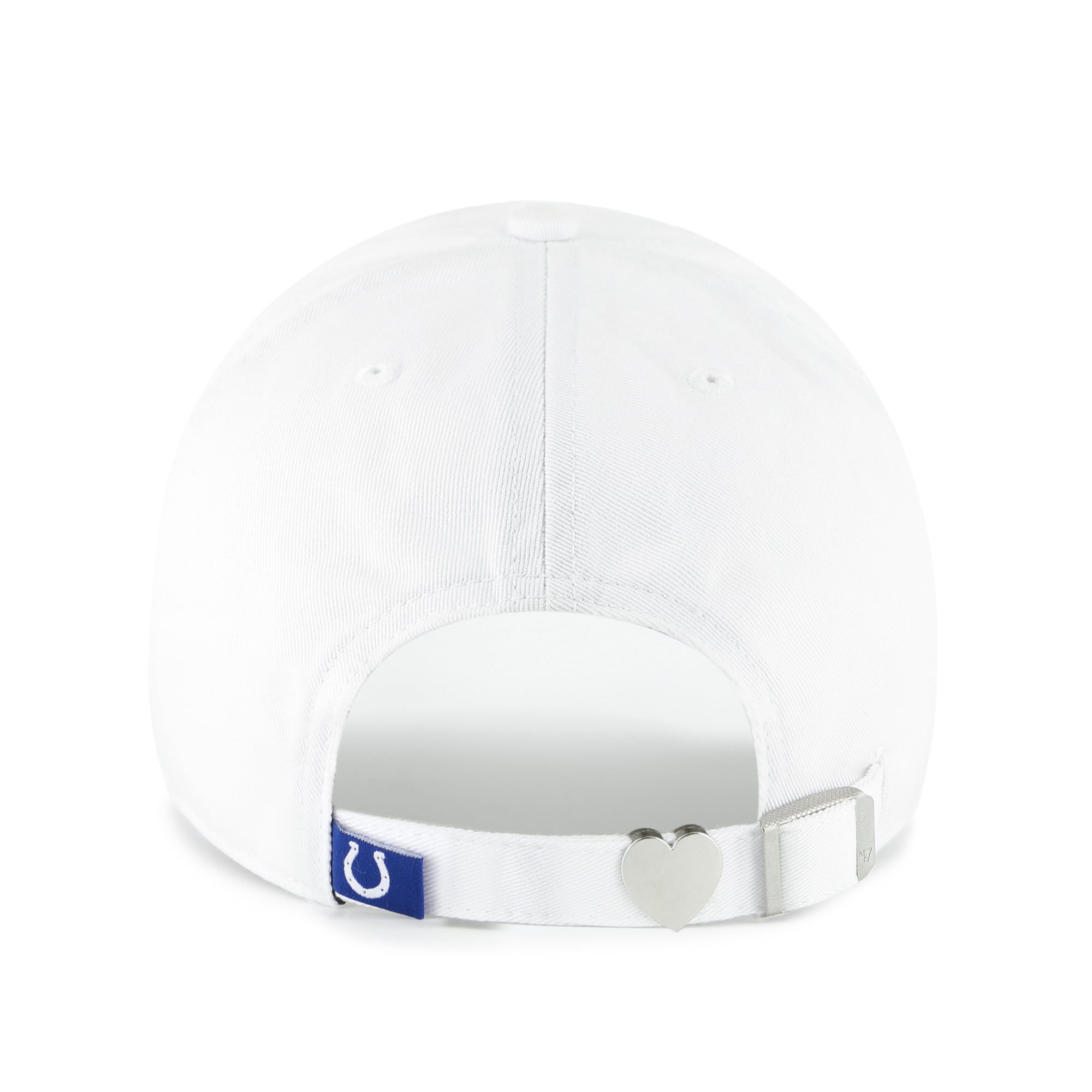 Women's '47 White Indianapolis Colts Trendy Script Clean Up Adjustable Hat