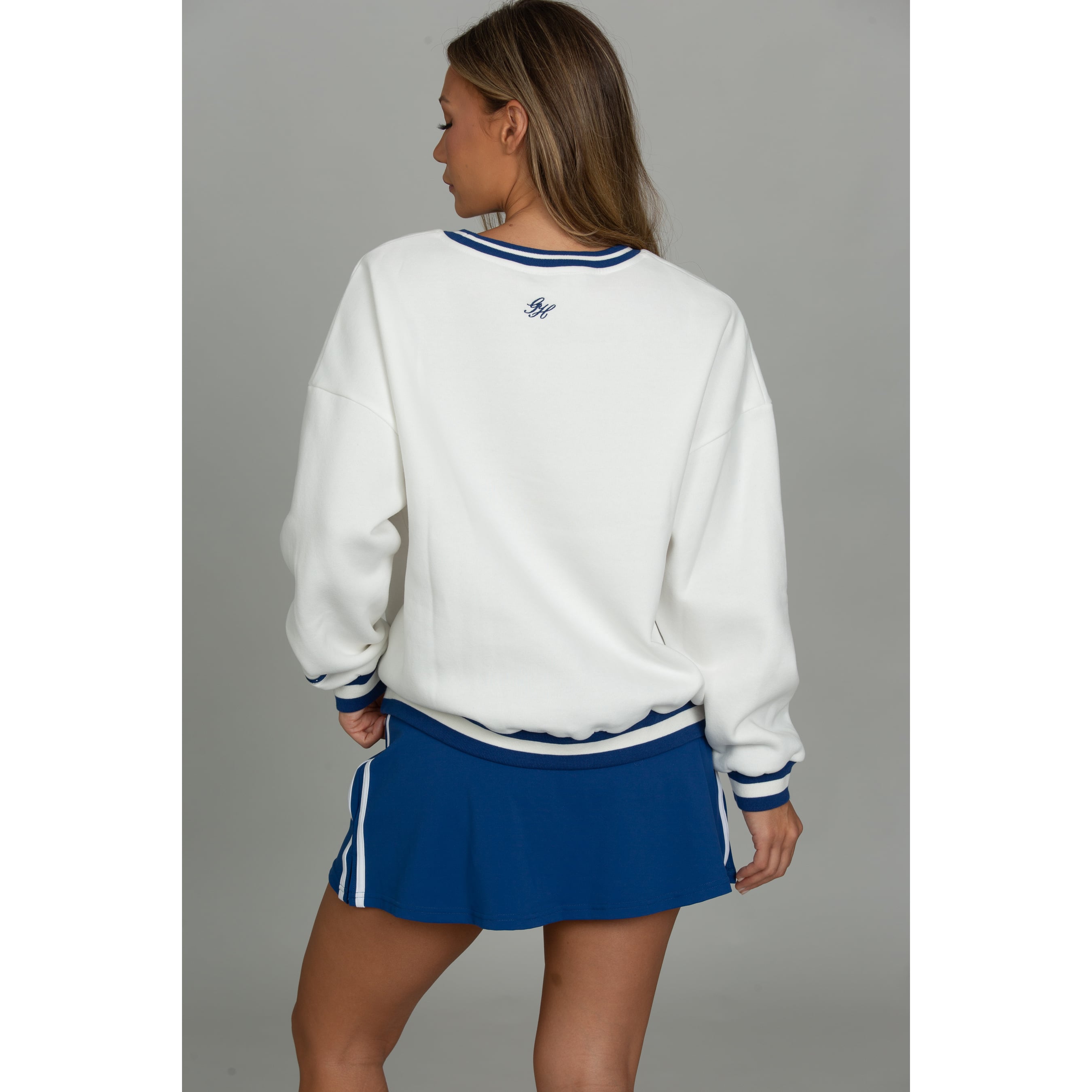 Sweat-shirt crème pour femme Indianapolis Colts x Gold Hinge Football Club