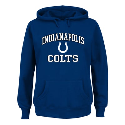 Indianapolis Colts Fanatics Women's Plus Size Heart & Soul Hoodie - Royal