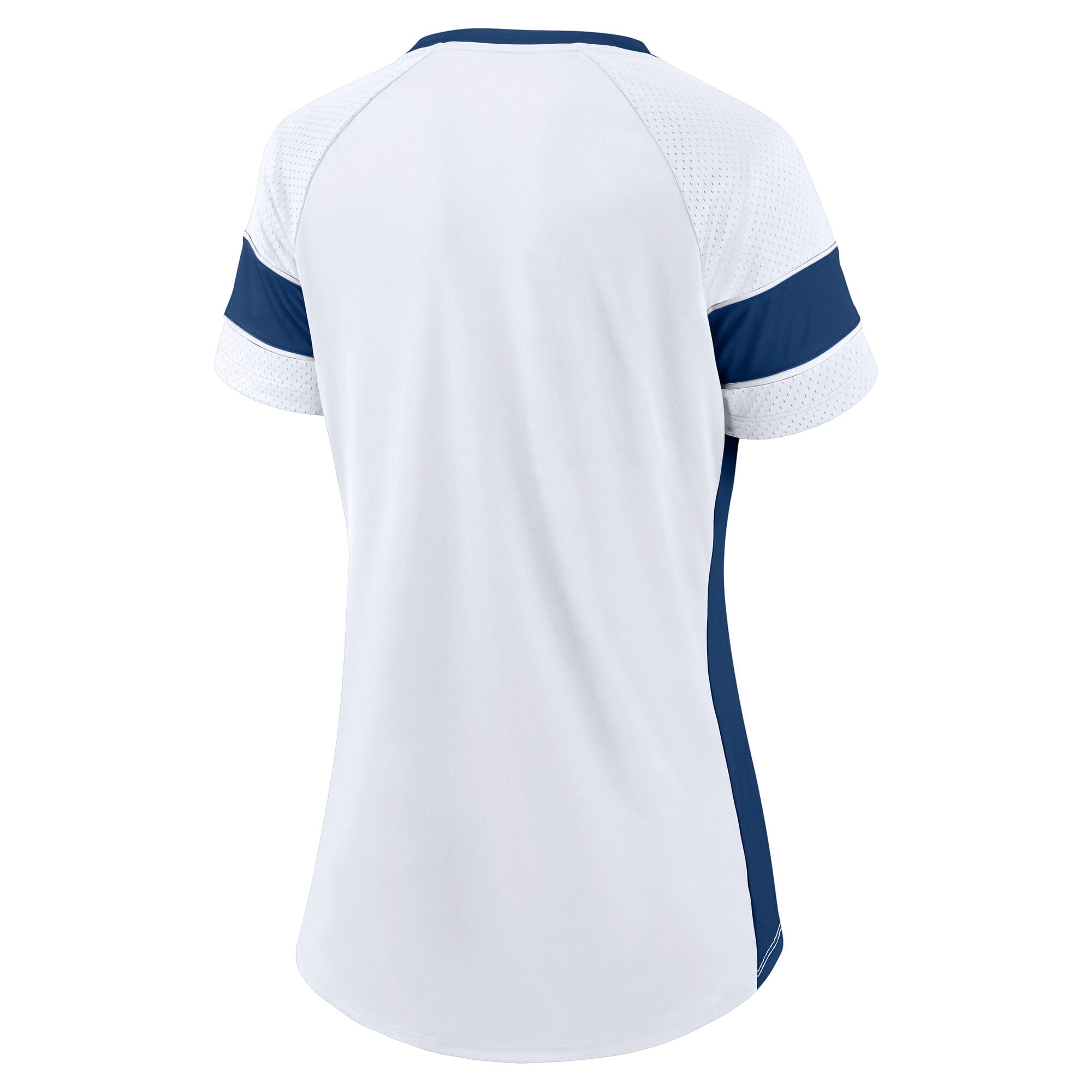 T-shirt raglan blanc Fanatics pour femmes, motif Indianapolis Colts.