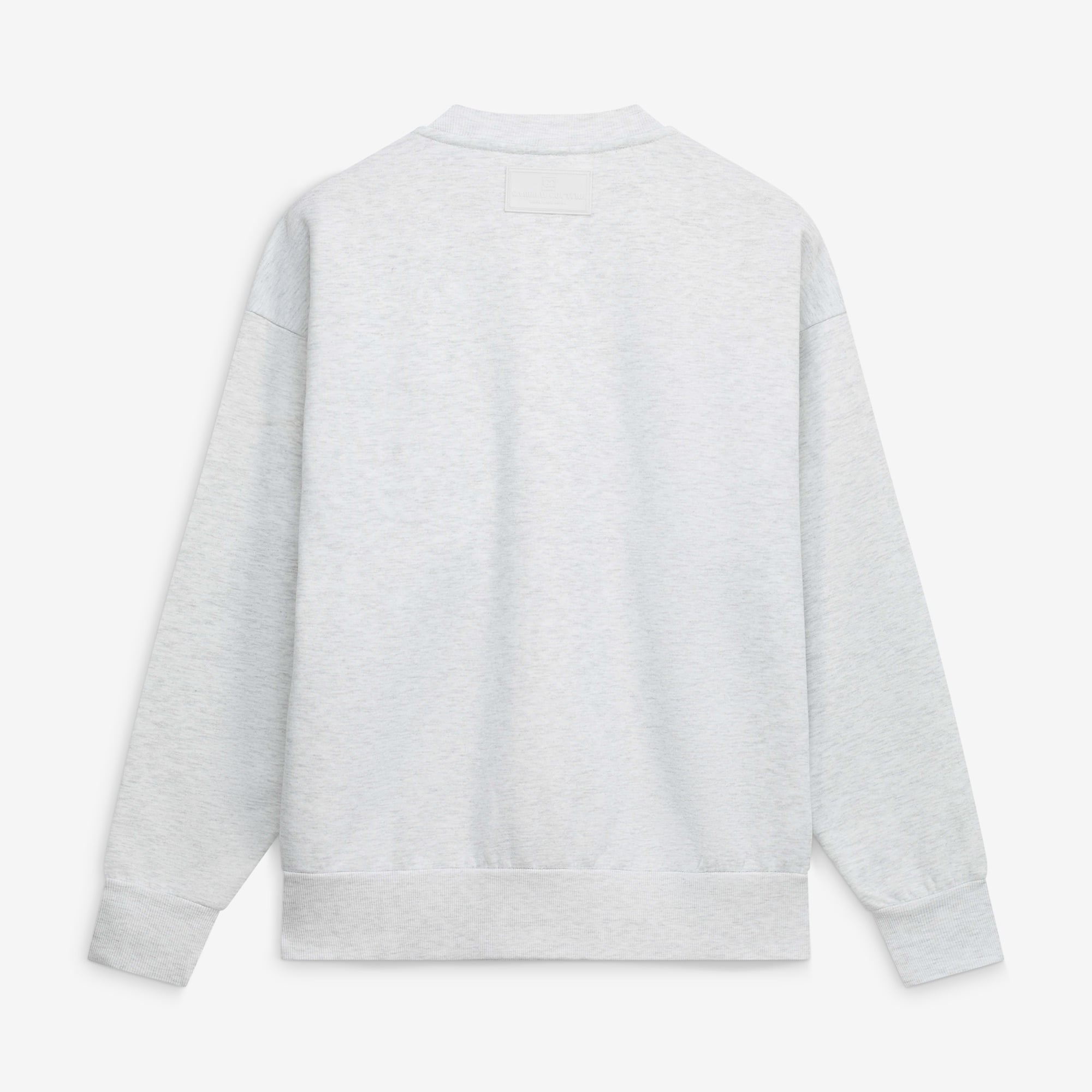 Sweat-shirt oversize en polaire pour femme, gris chiné, Indianapolis Colts, orné de strass, idéal les matchs jour.