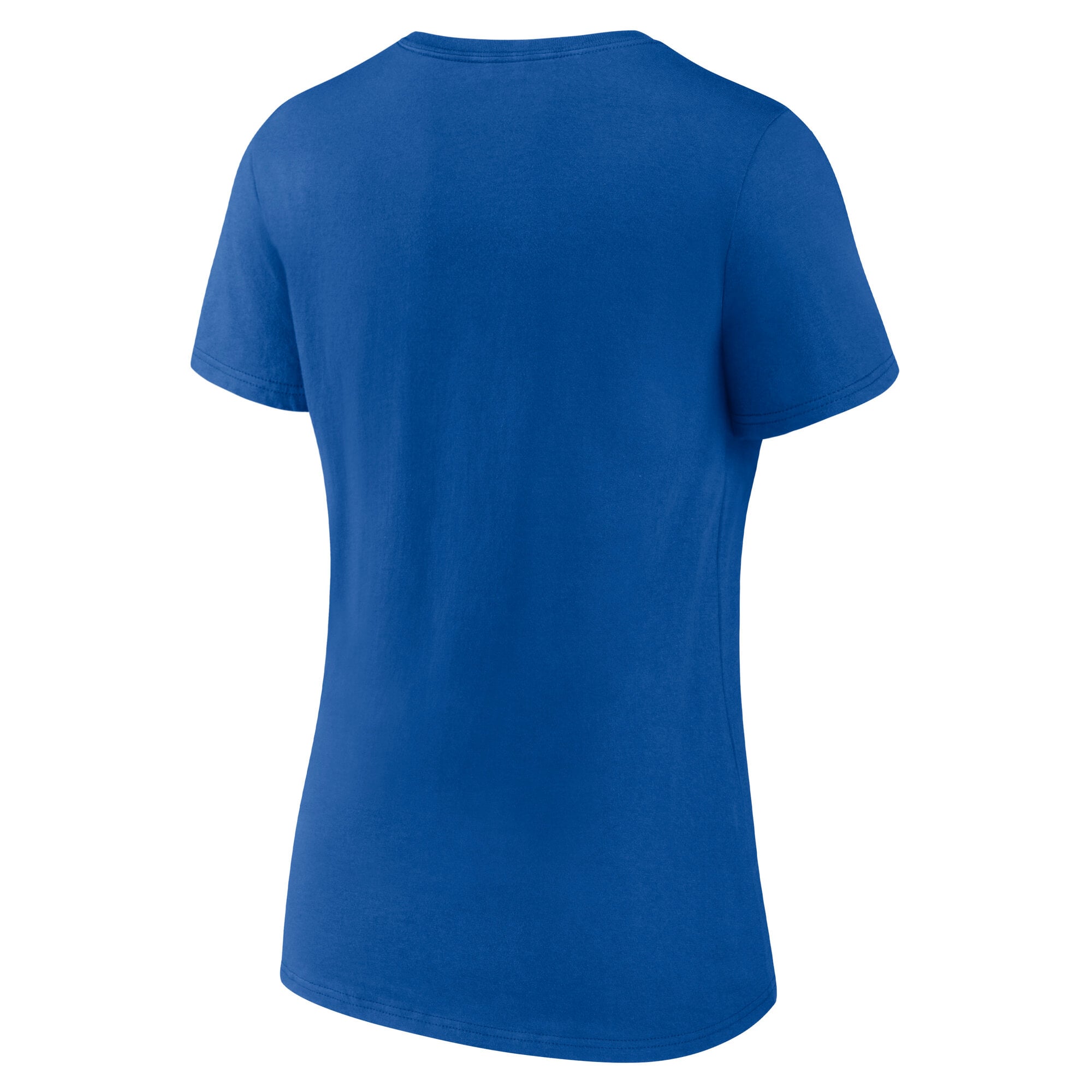T-shirt à col en V pour femme, logo athlétique royal des Indianapolis Colts