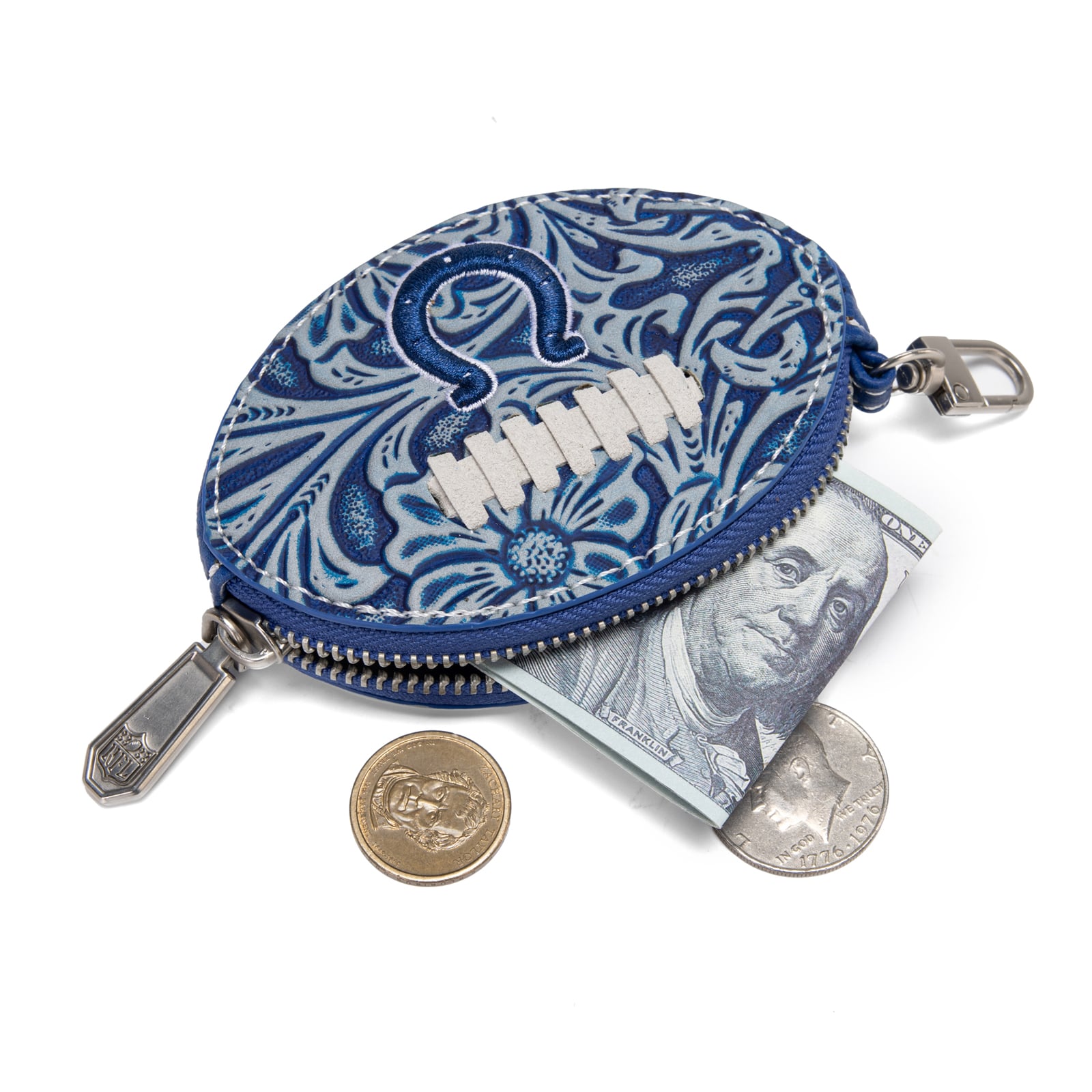 Porte-clés de sac pour femme Montana West Indianapolis Colts Football