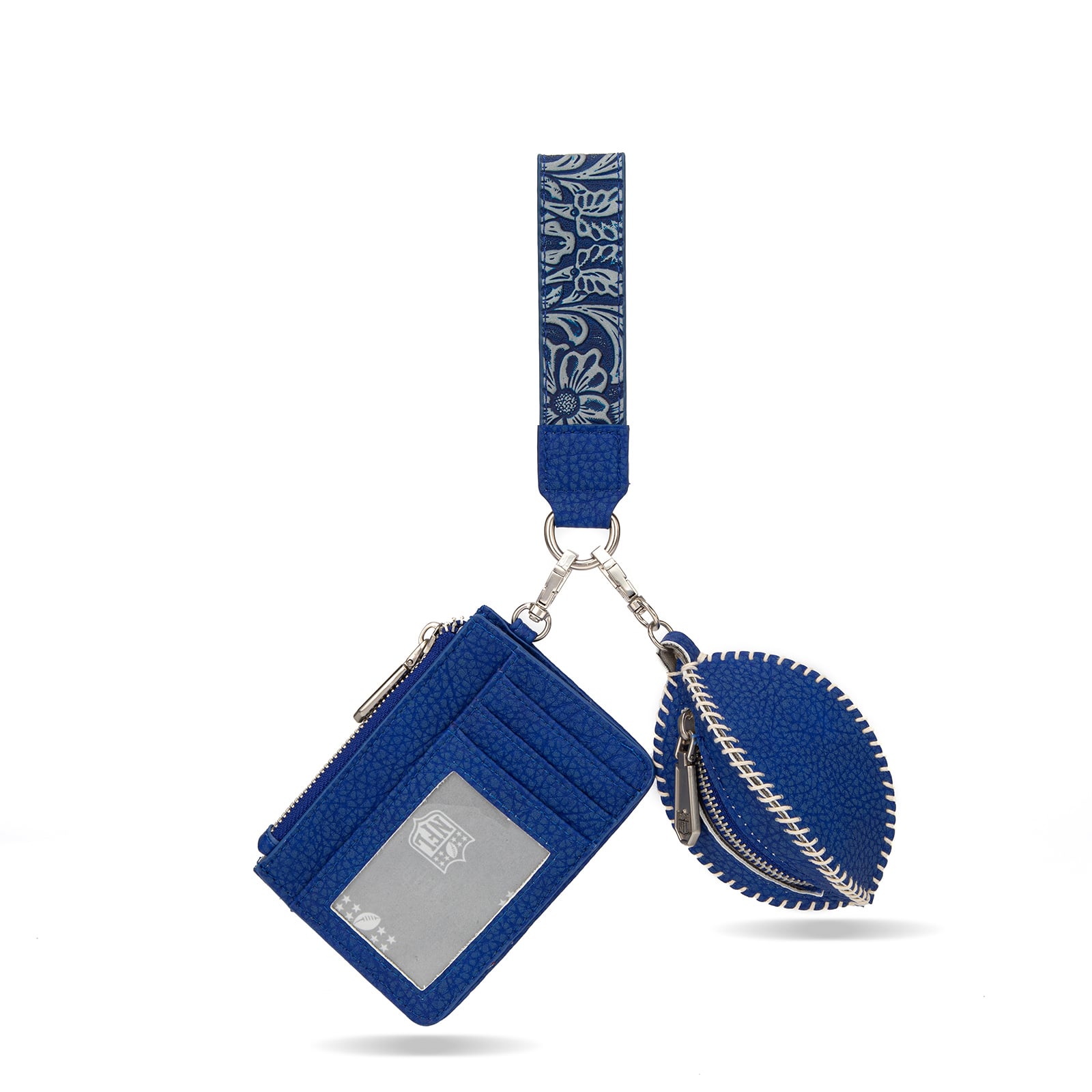 Portefeuille et bracelet porte-clés football Montana West Indianapolis Colts pour femme