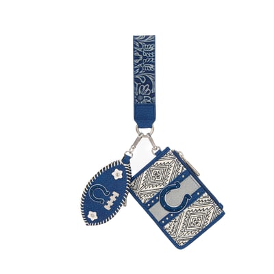 Indianapolis Colts Montana West Women's Wallet & Football Charm Wristlet