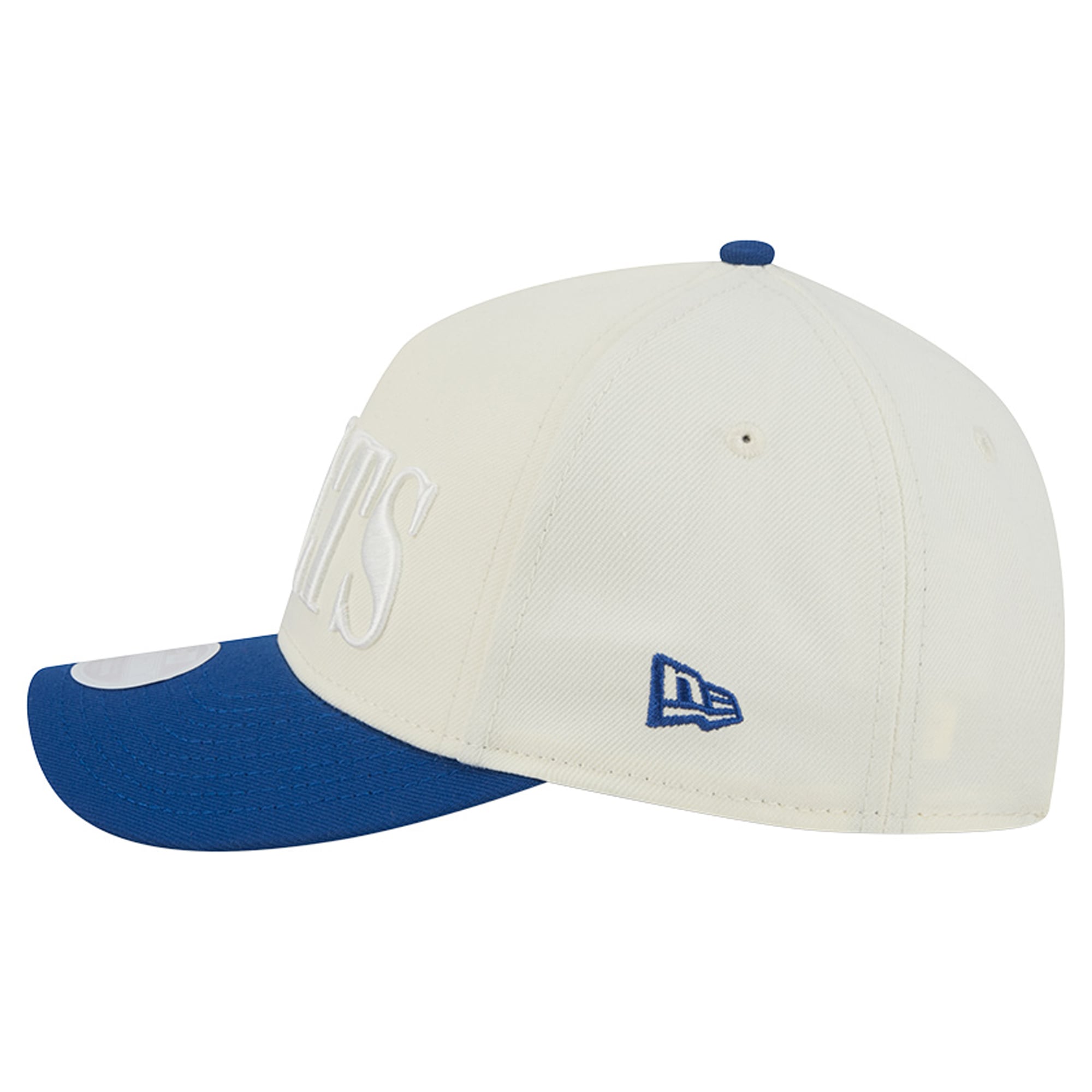 Women's New Era Cream/Royal Indianapolis Colts Tonal A-Frame 9FORTY Adjustable Hat